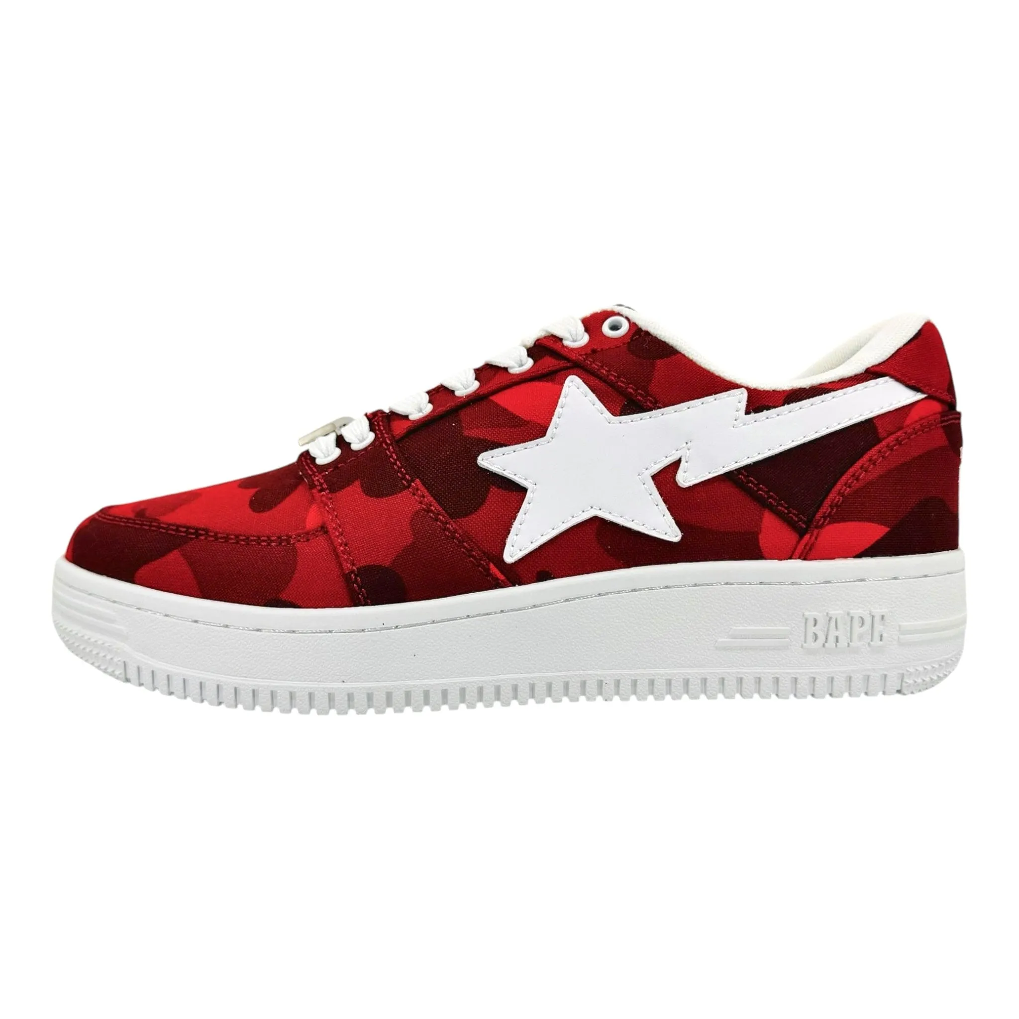 A Bathing Ape Bape Sta Low Camo Red
