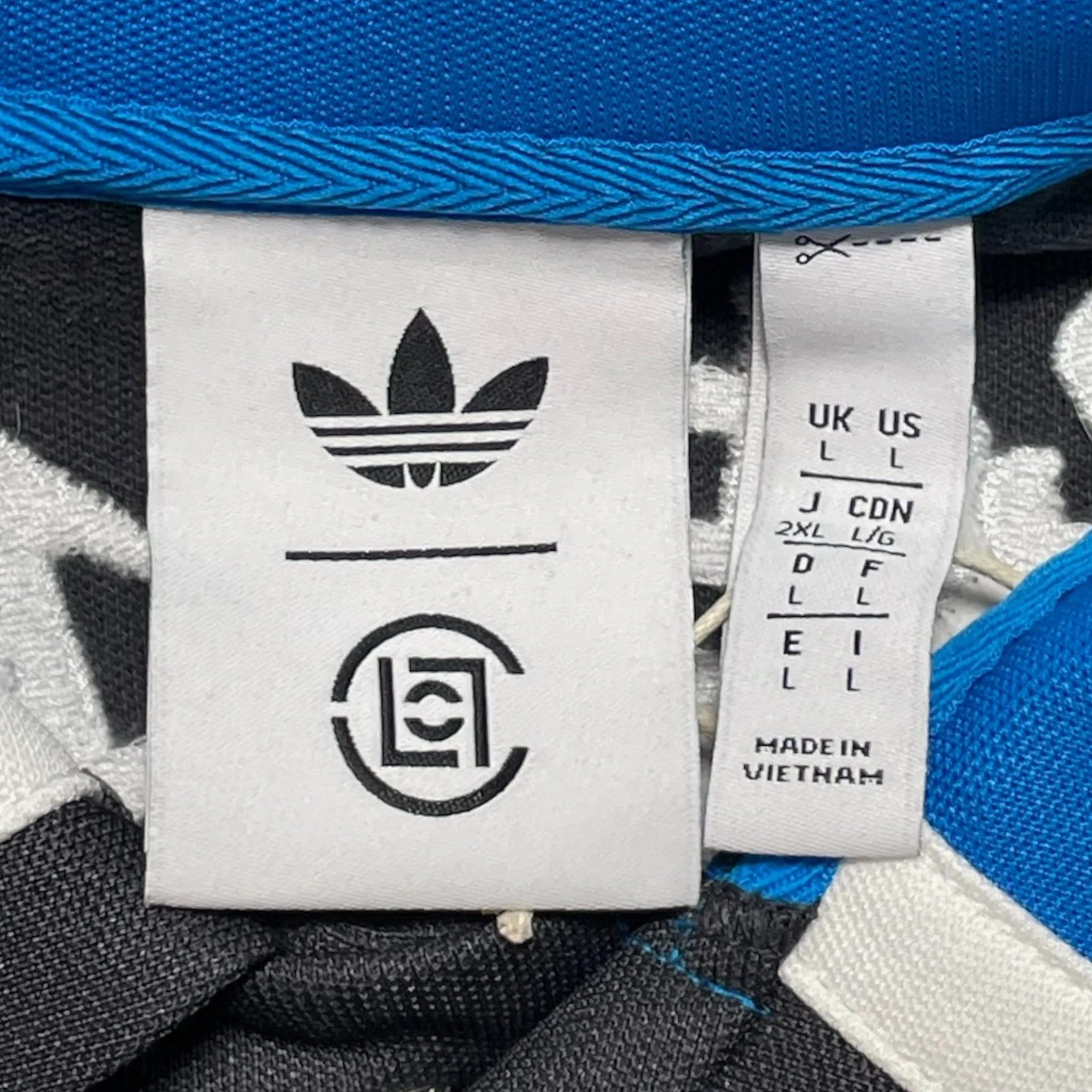 adidas x CLOT Edison Chen Warmup Jacket Bright Blue