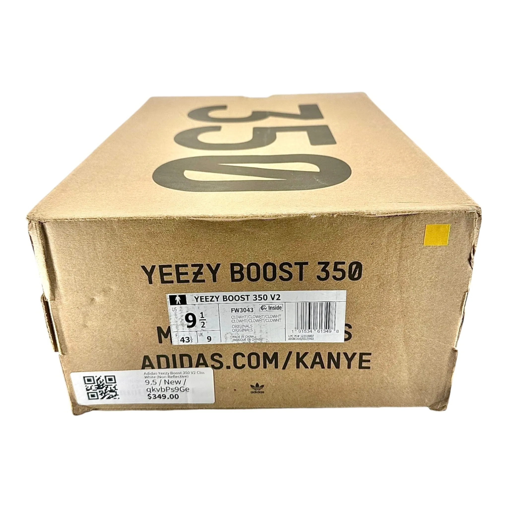 adidas Yeezy Boost 350 V2 Cloud White (Non-Reflective)