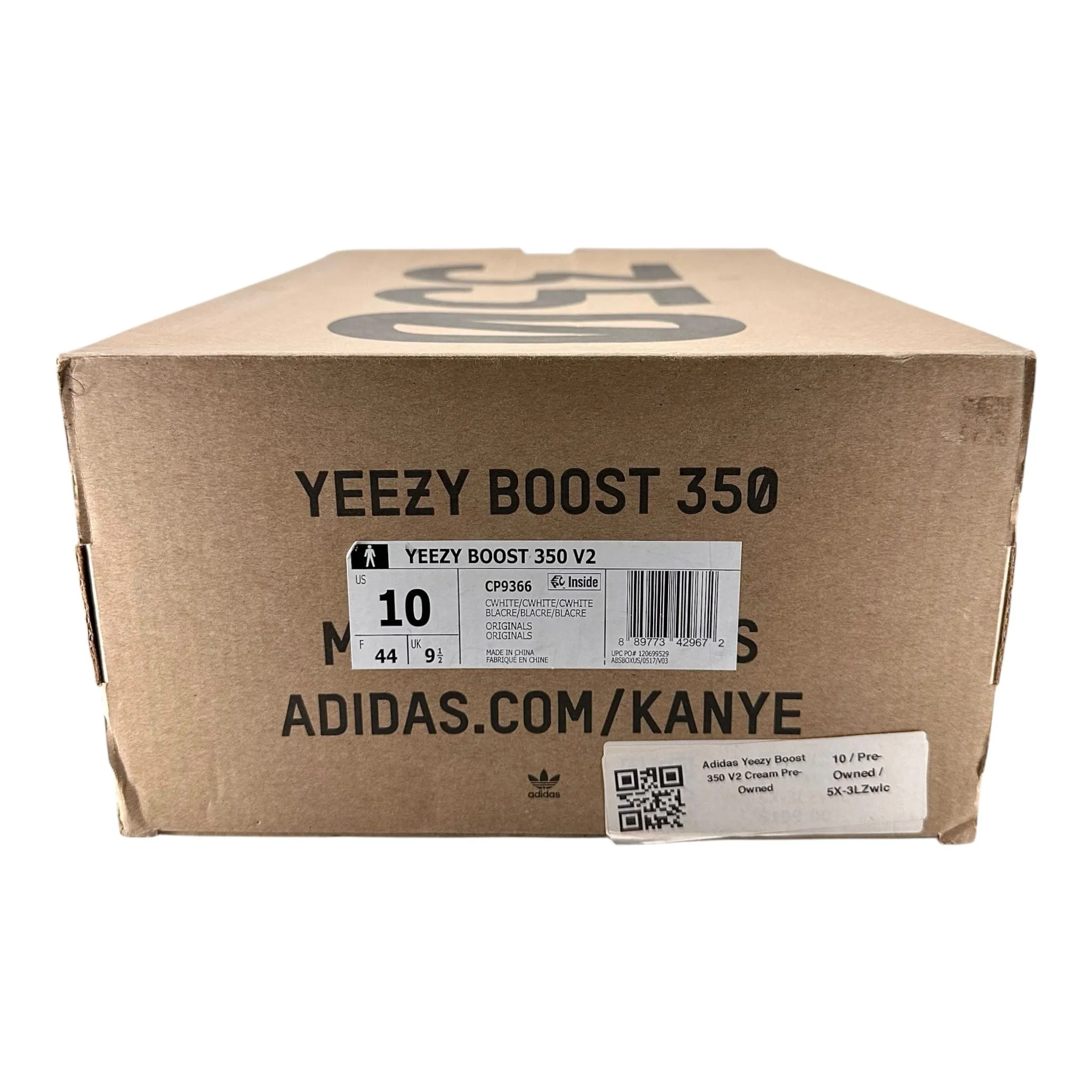 adidas Yeezy Boost 350 V2 Cream Triple White Pre-Owned
