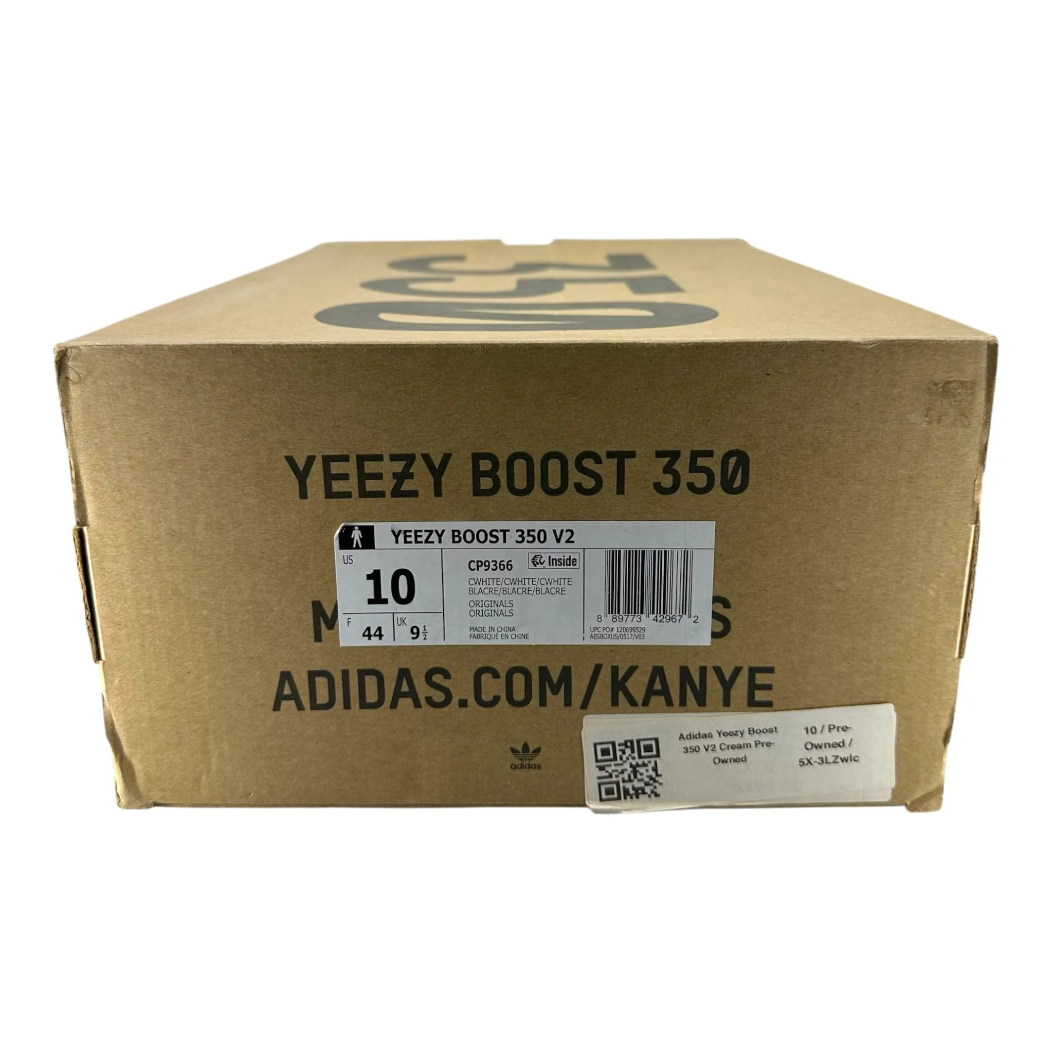 adidas Yeezy Boost 350 V2 Cream Triple White Pre-Owned
