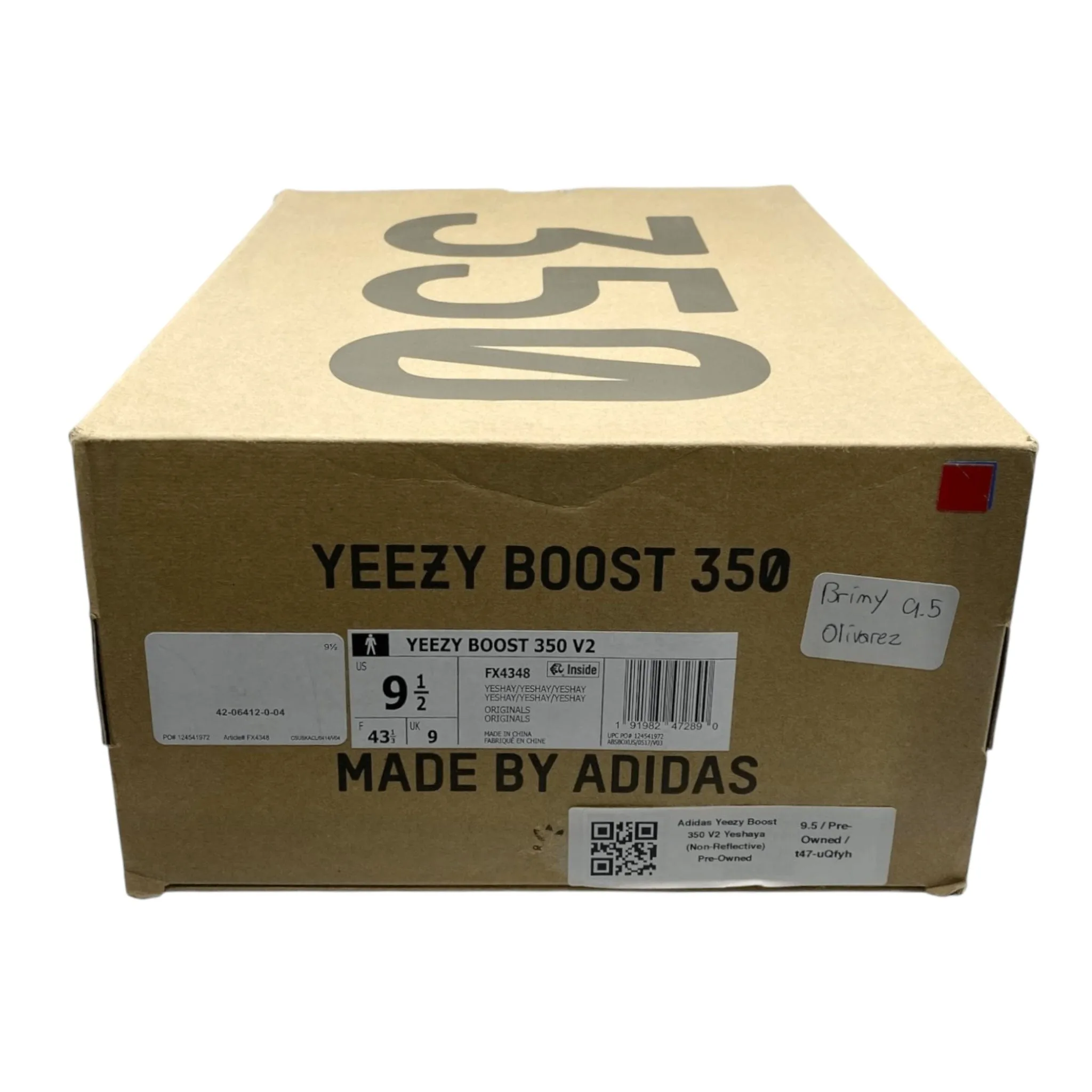 adidas Yeezy Boost 350 V2 Yeshaya (Non-Reflective) Pre-Owned