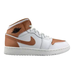 Air Jordan 1 Mid White Rose Gold (GS)
