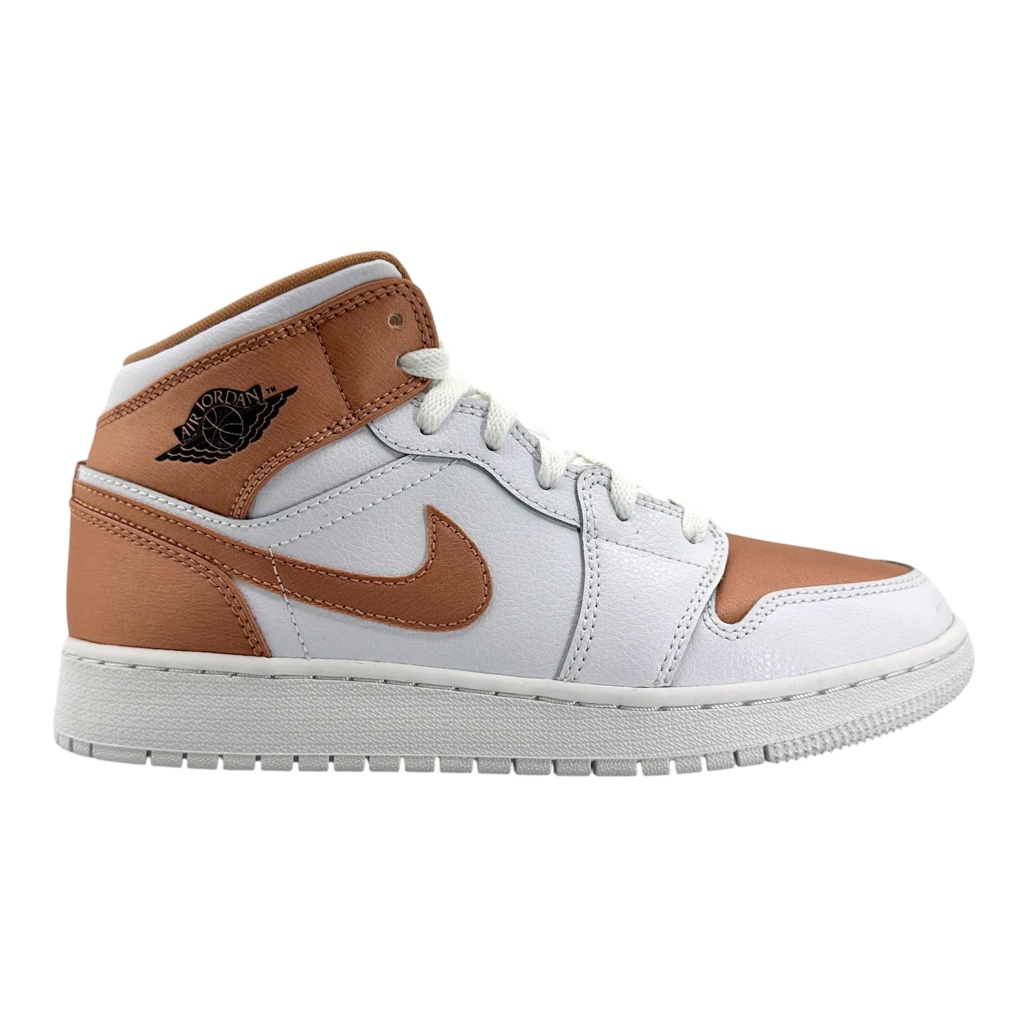 Air Jordan 1 Mid White Rose Gold (GS)