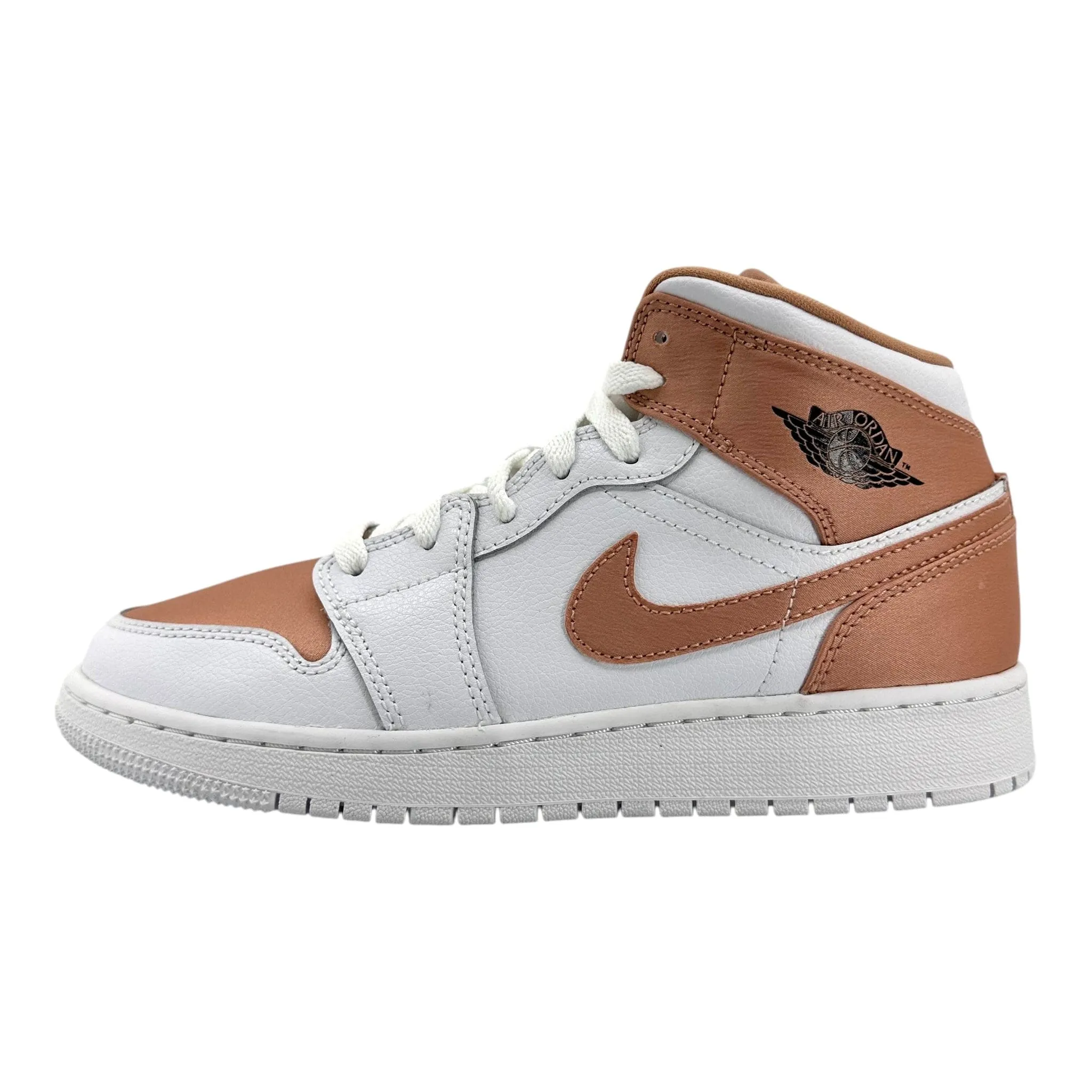 Air Jordan 1 Mid White Rose Gold (GS)
