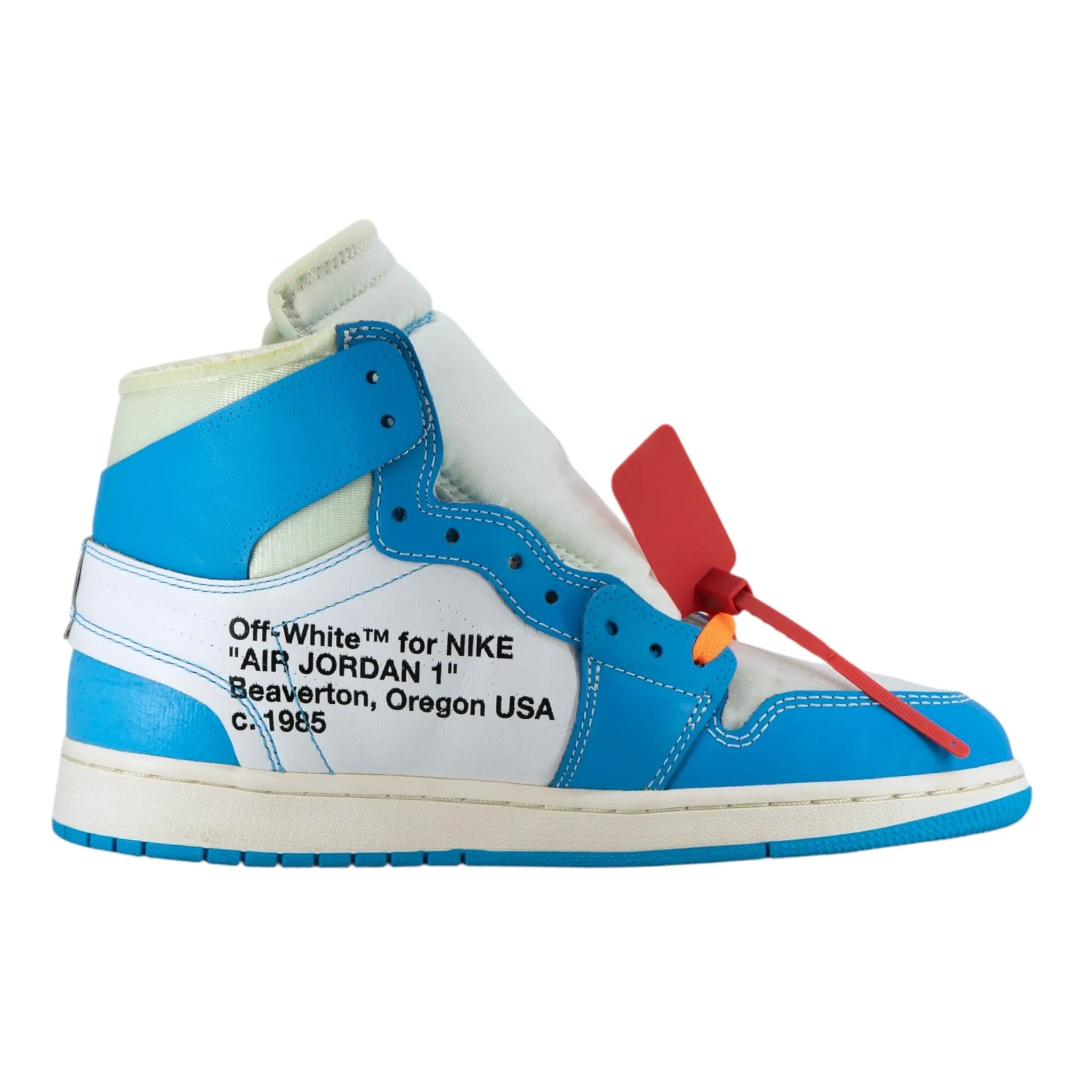 Air Jordan 1 Retro High Off-White University Blue Pre-Owned
