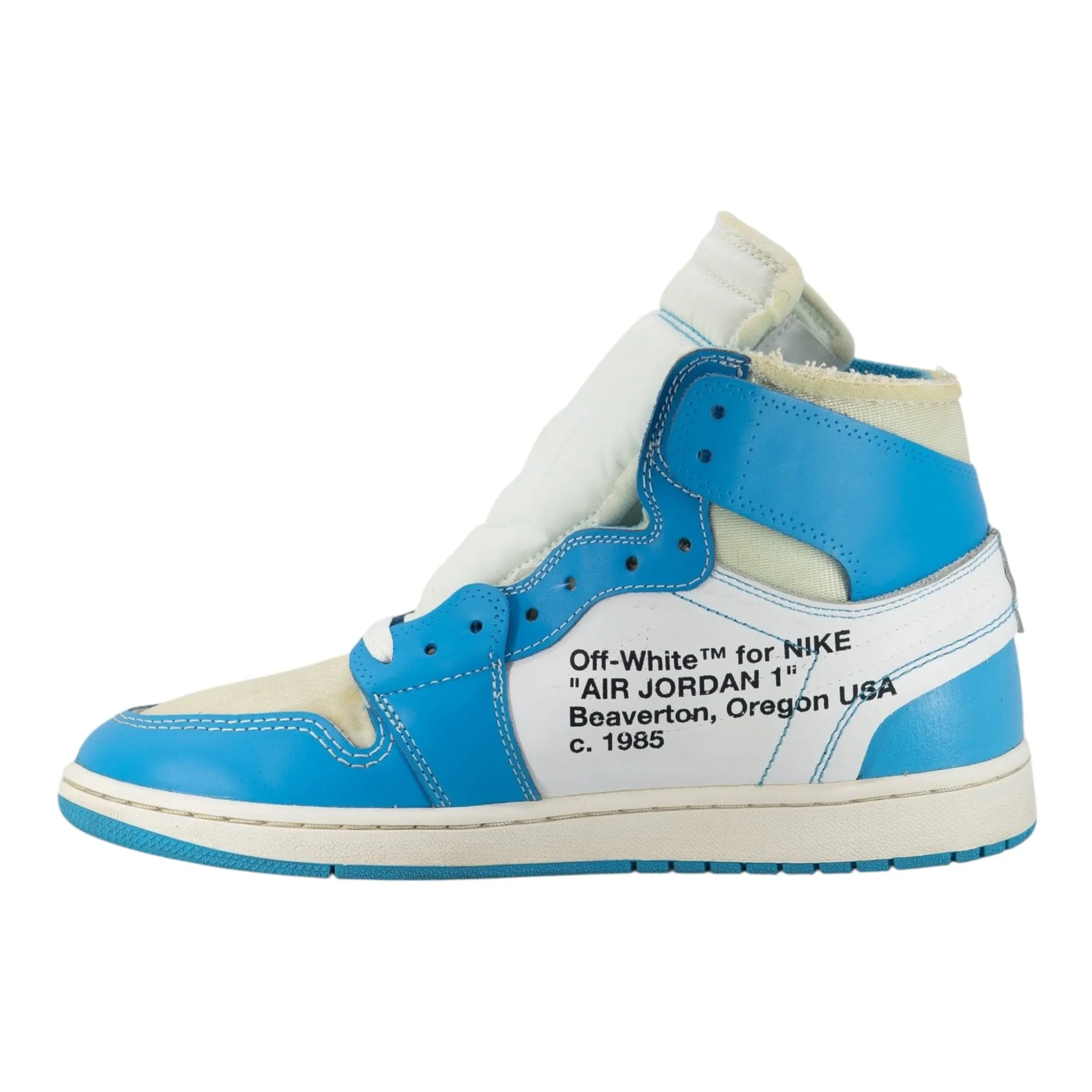 Air Jordan 1 Retro High Off-White University Blue Pre-Owned