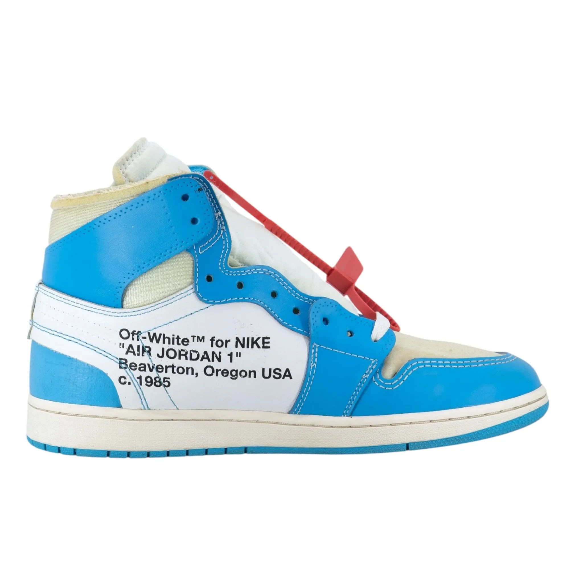 Air Jordan 1 Retro High Off-White University Blue Pre-Owned