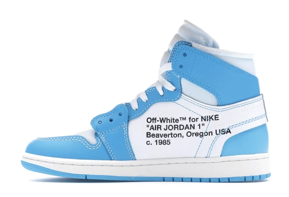 Air Jordan 1 Retro High Off-White University Blue