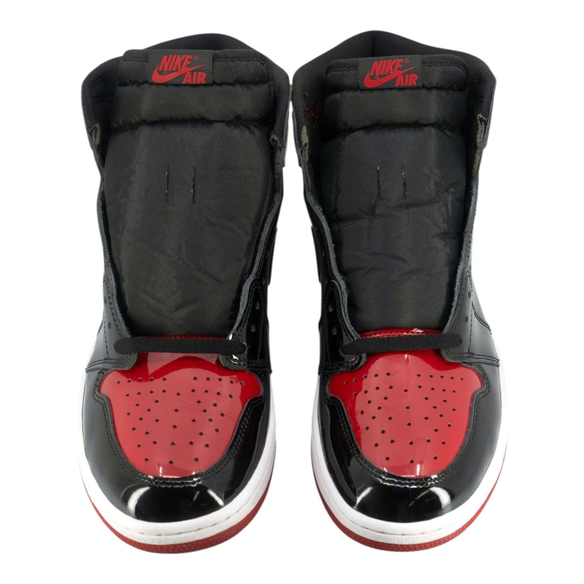 Air Jordan 1 Retro High OG Bred Patent Pre-Owned