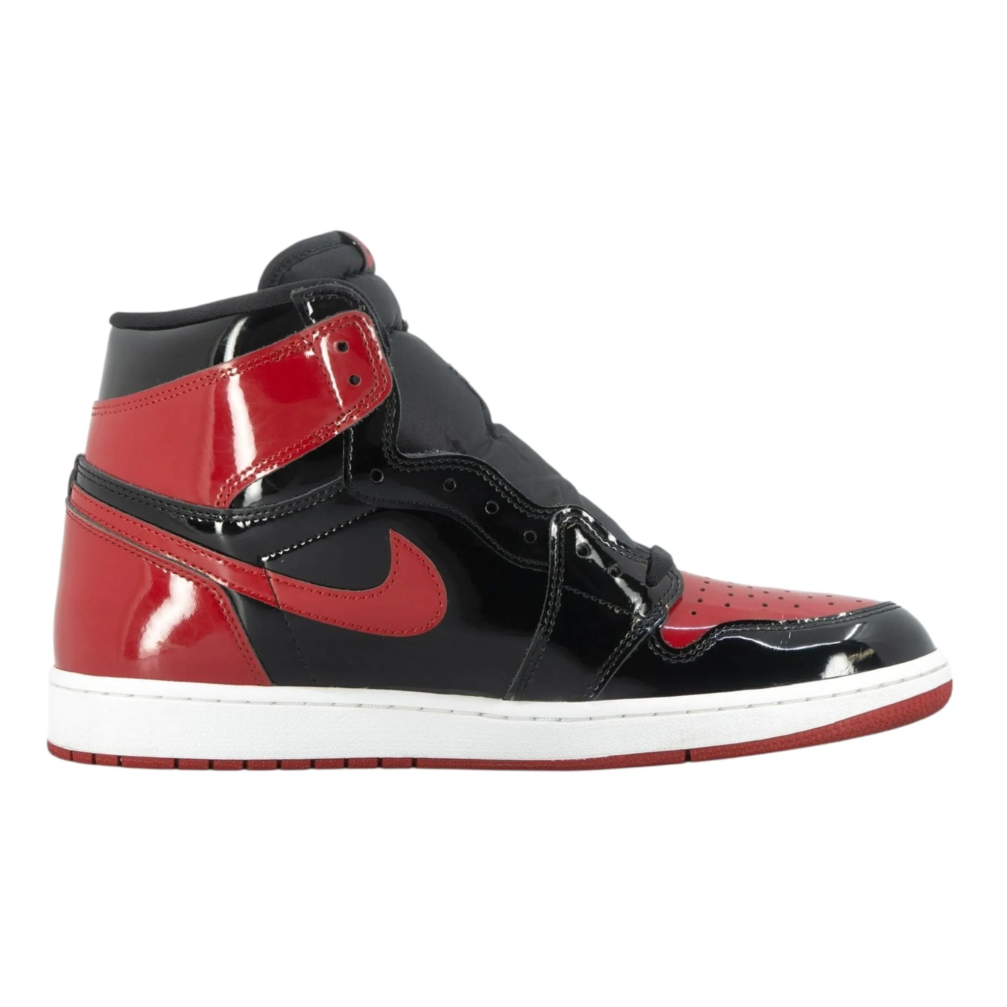Air Jordan 1 Retro High OG Bred Patent Pre-Owned