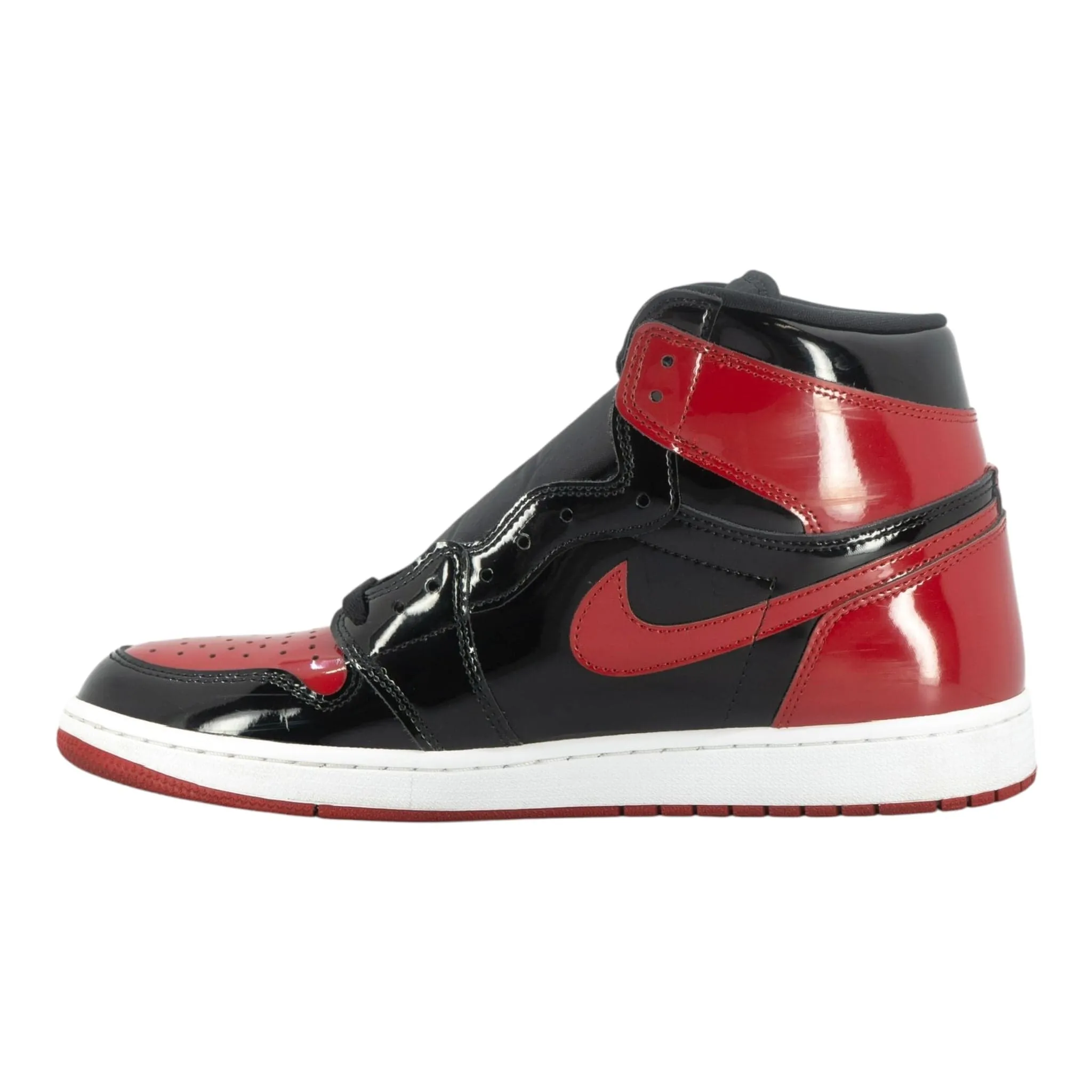 Air Jordan 1 Retro High OG Bred Patent Pre-Owned