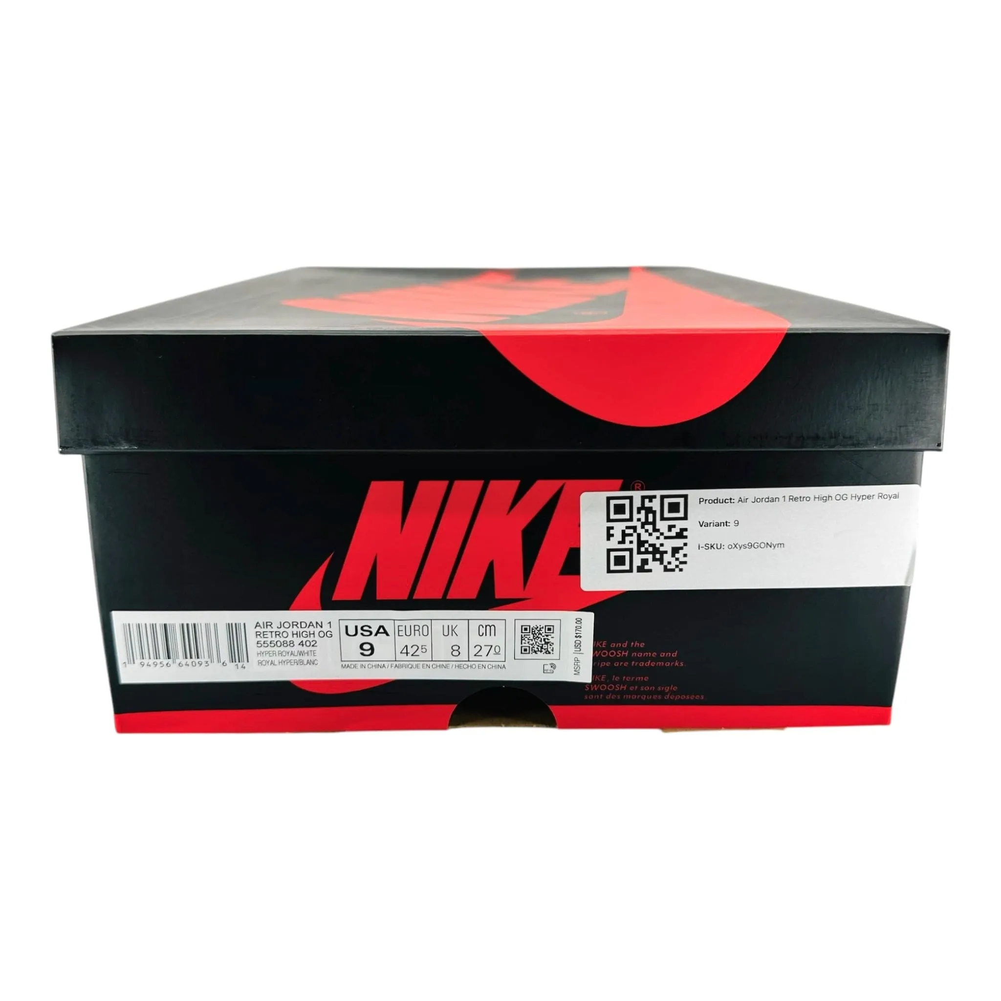 Air Jordan 1 Retro High OG Hyper Royal