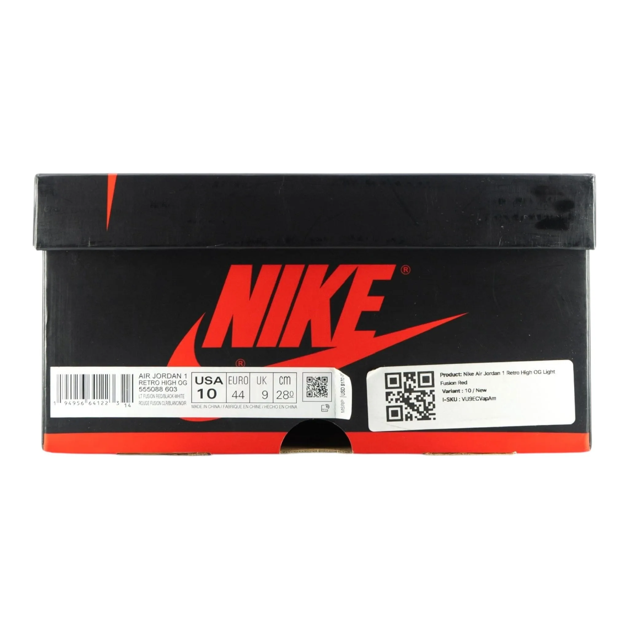Air Jordan 1 Retro High OG Light Fusion Red