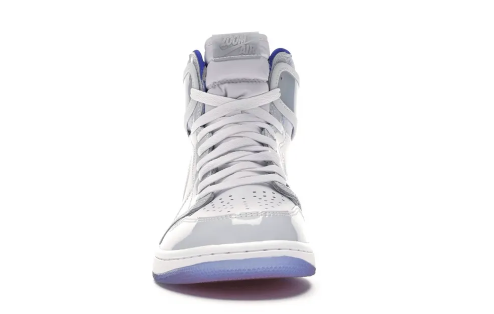 Air Jordan 1 Retro High Zoom White Racer Blue