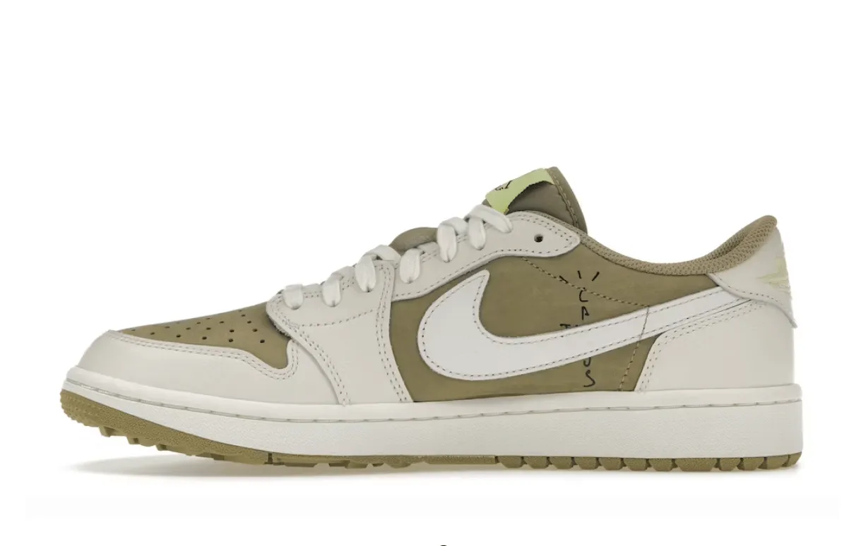 Air Jordan 1 Retro Low Golf Travis Scott Neutral Olive