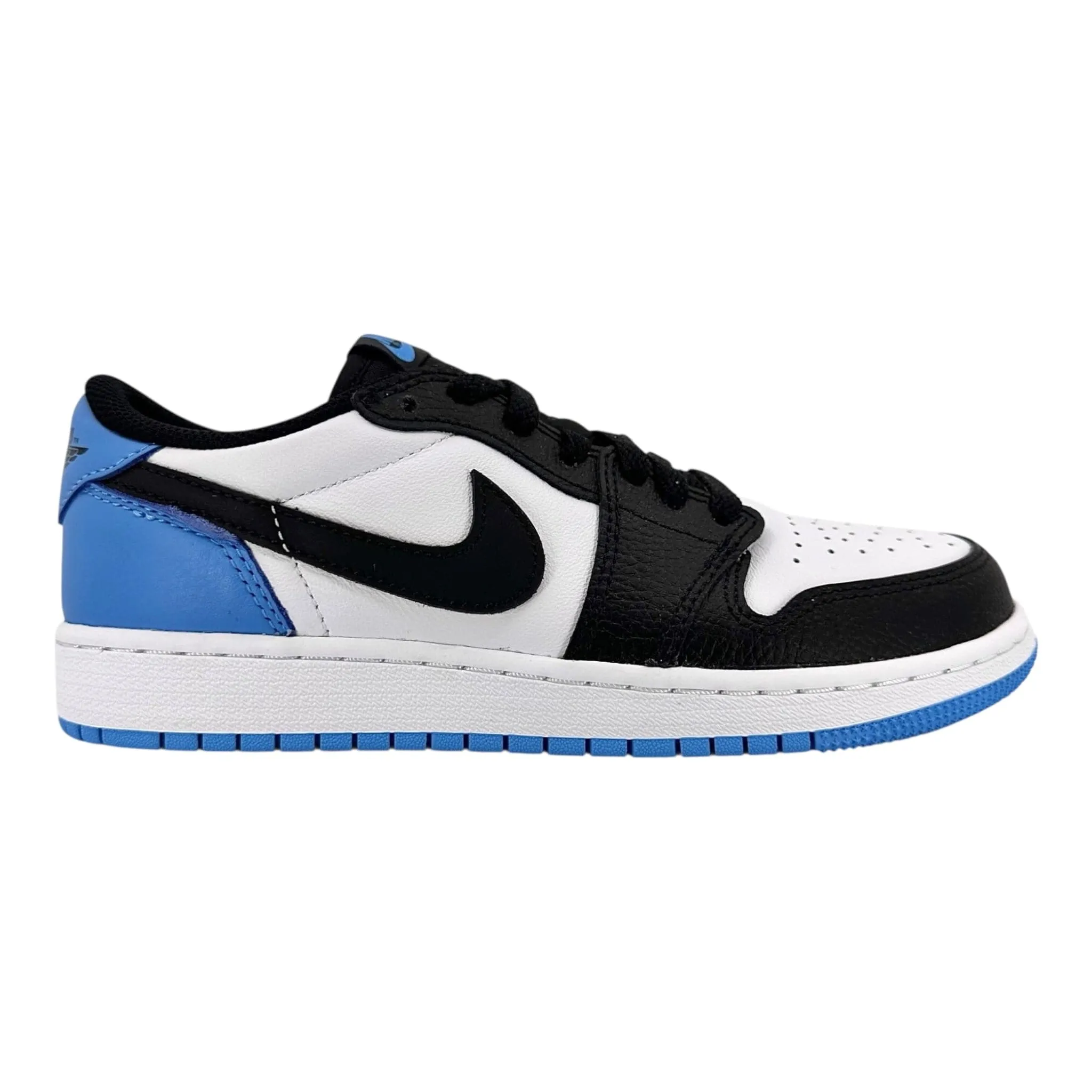 Air Jordan 1 Retro Low OG Black Dark Powder Blue (GS)