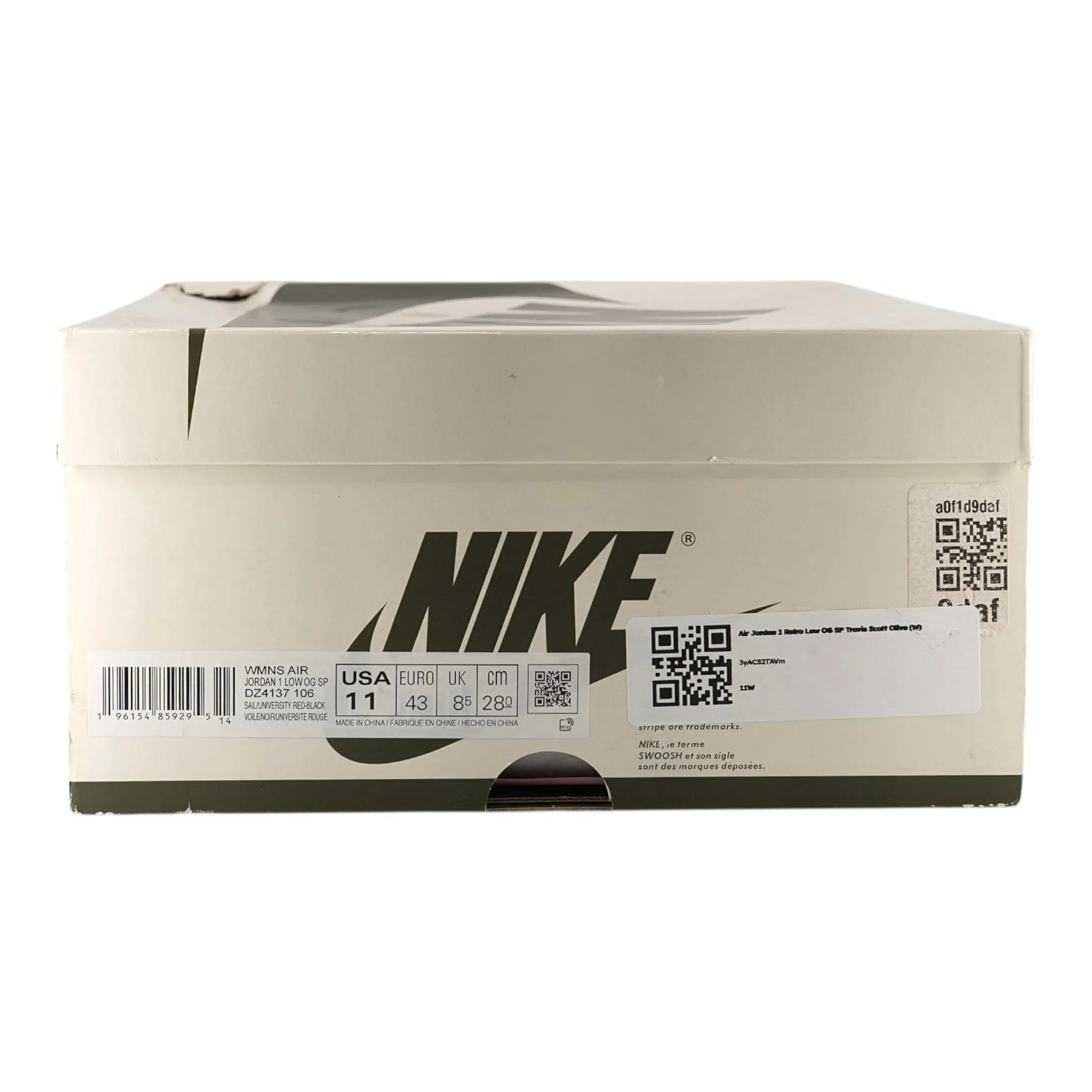 Air Jordan 1 Retro Low OG SP Travis Scott Olive (W)