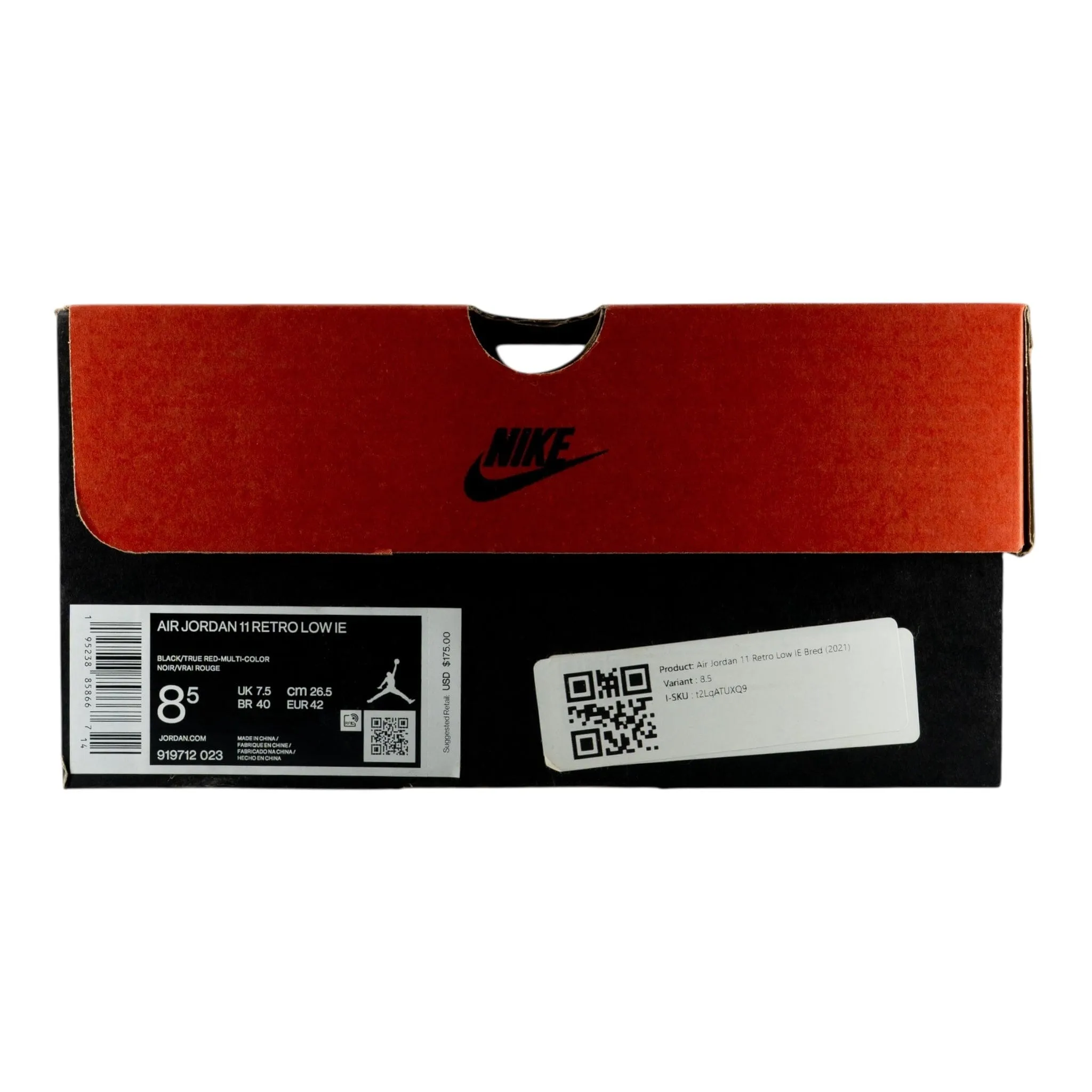 Air Jordan 11 Retro Low IE Bred (2021)