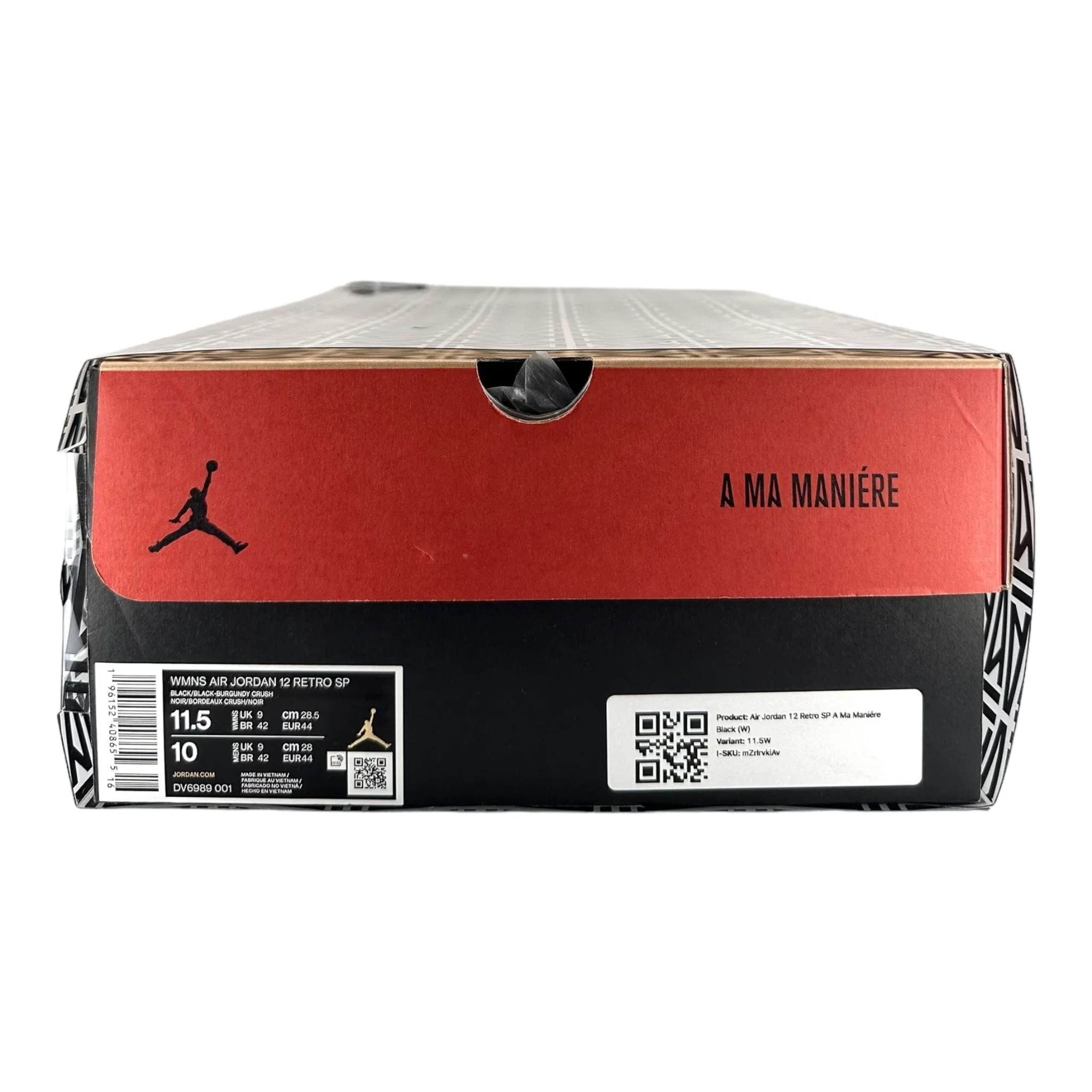 Air Jordan 12 Retro SP A Ma Manire Black (W)