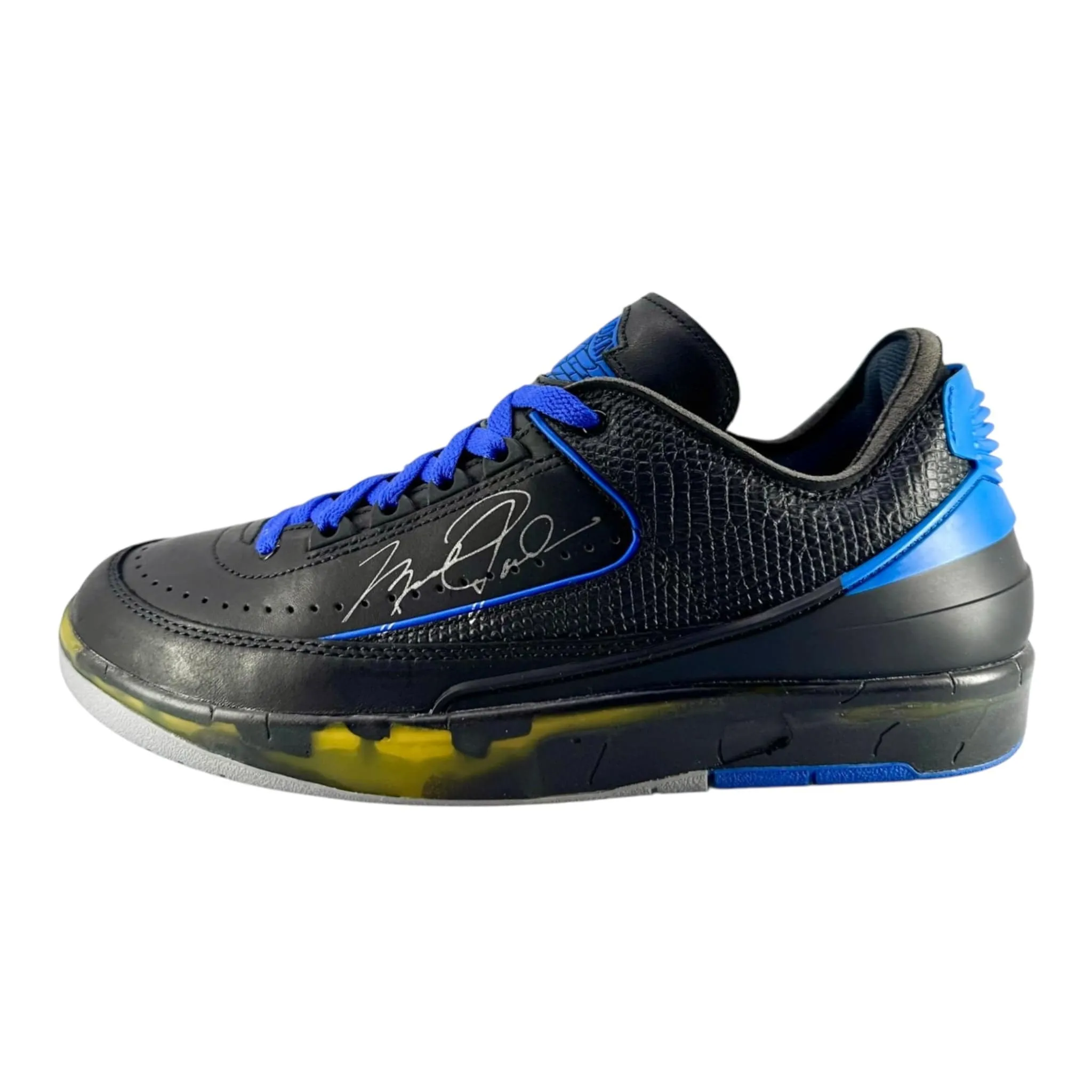 Air Jordan 2 Retro Low SP Off-White Black Blue Pre-Owned