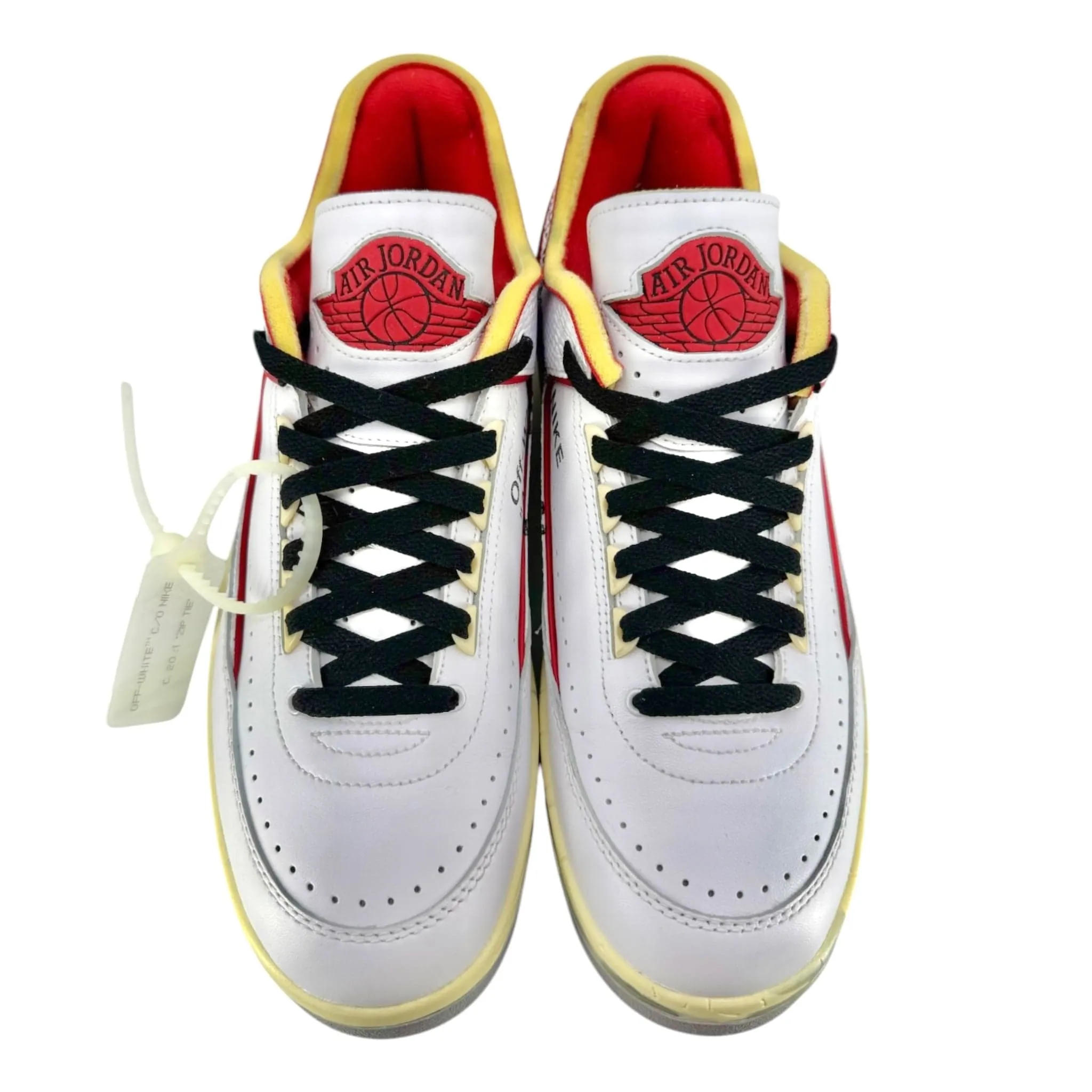 Air Jordan 2 Retro Low SP Off-White White Red Pre-Owned