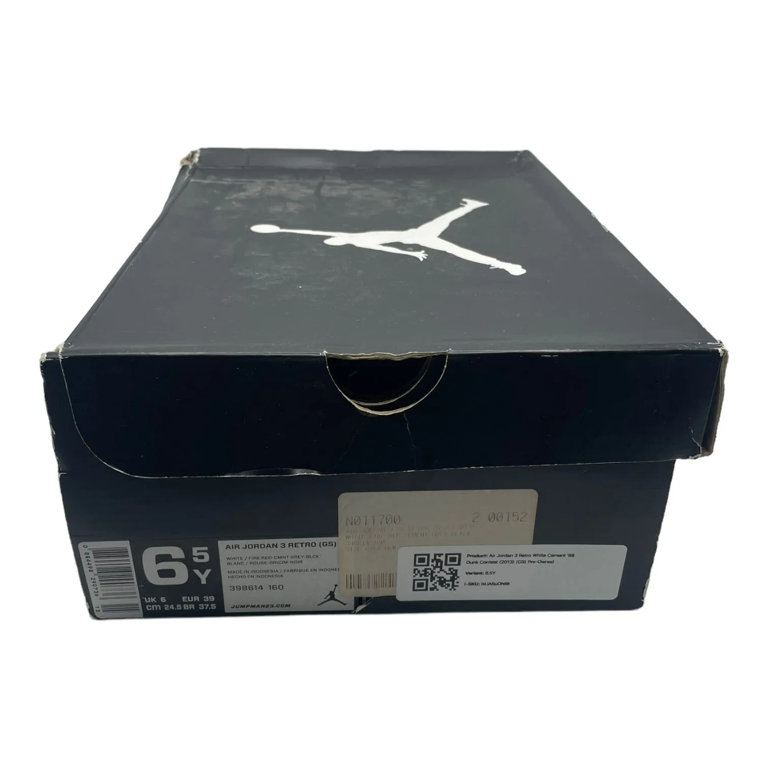 Air Jordan 3 Retro White Cement '88 Dunk Contest (2013) (GS) Pre-Owned