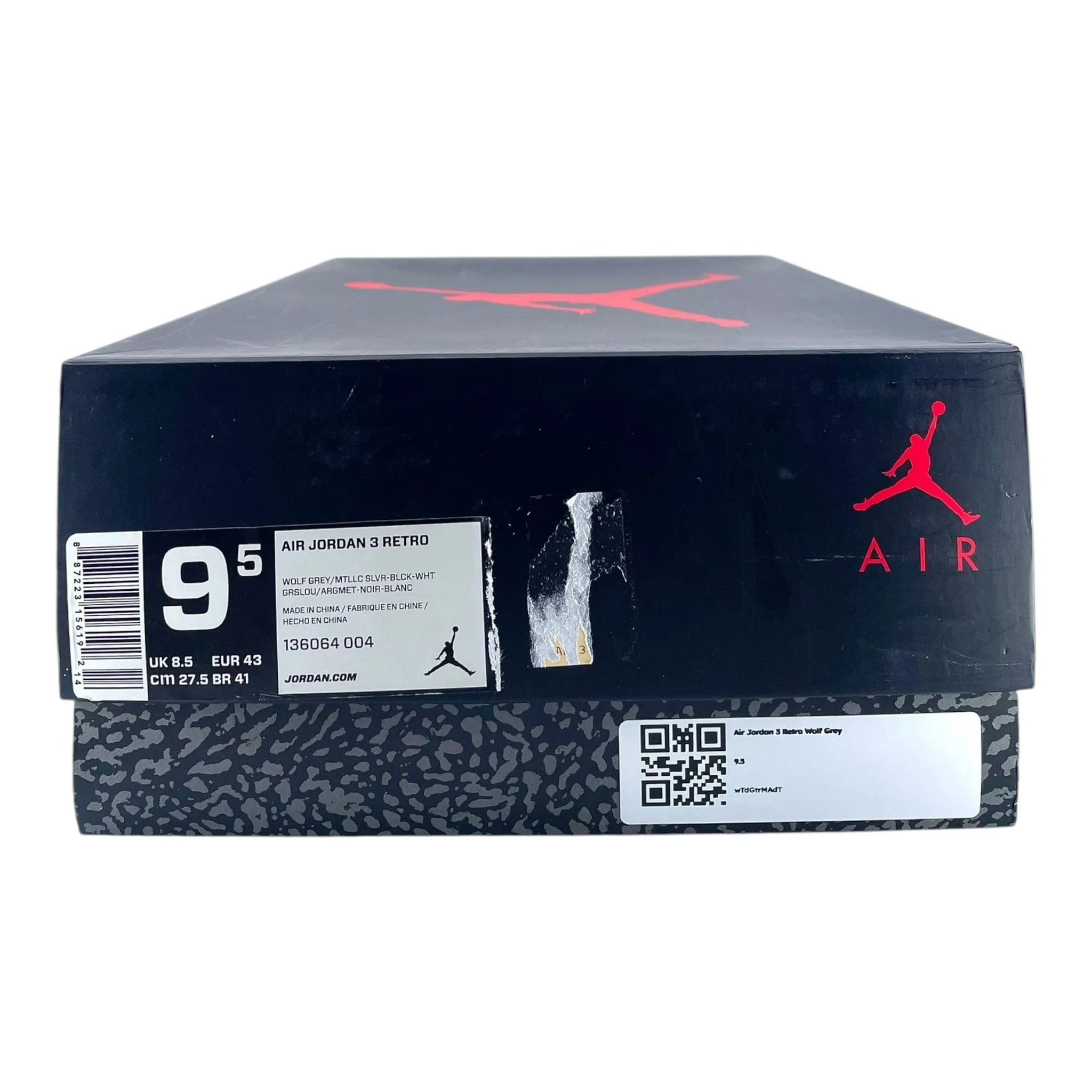 Air Jordan 3 Retro Wolf Grey Pre-Owned