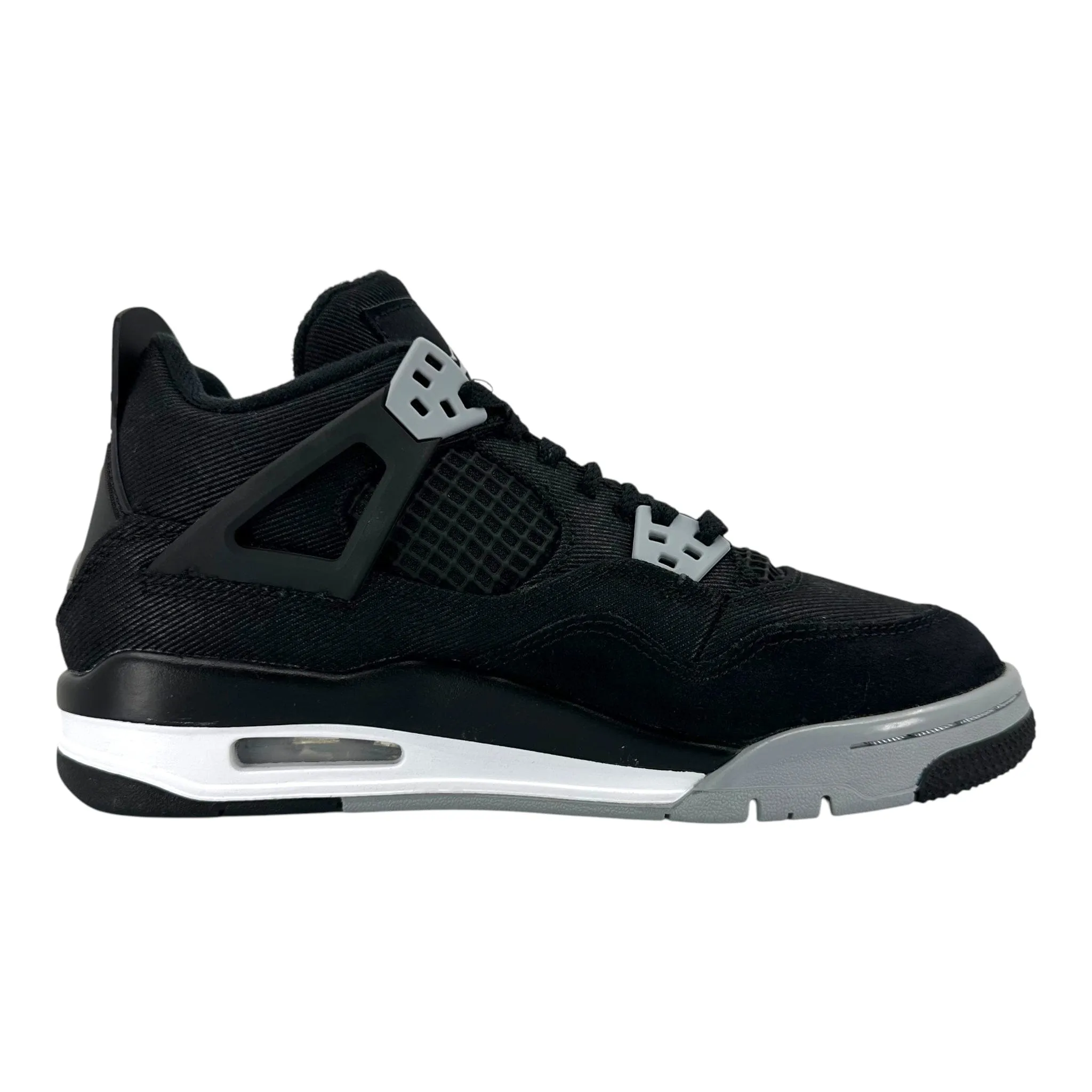 Air Jordan 4 Retro Black Canvas (GS)