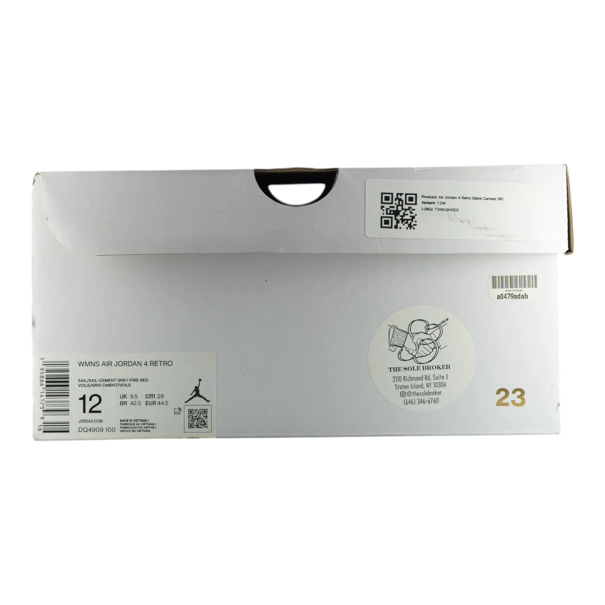 Air Jordan 4 Retro Blank Canvas (W)