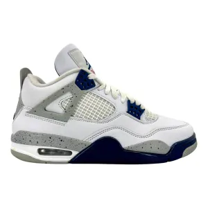 Air Jordan 4 Retro White Midnight Navy Pre-Owned