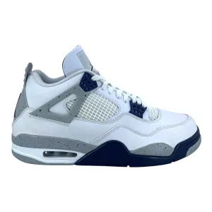 Air Jordan 4 Retro White Midnight Navy Pre-Owned