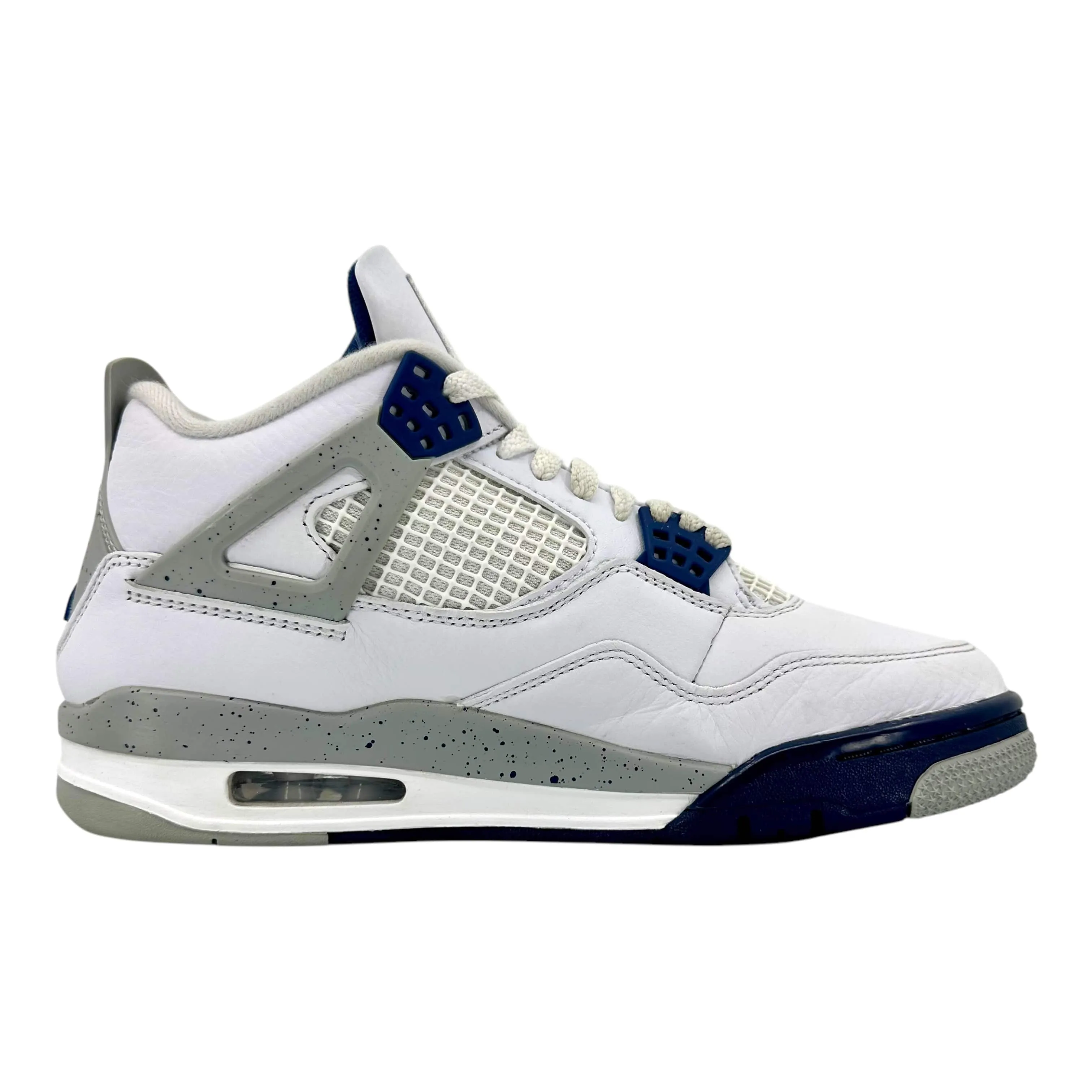 Air Jordan 4 Retro White Midnight Navy Pre-Owned