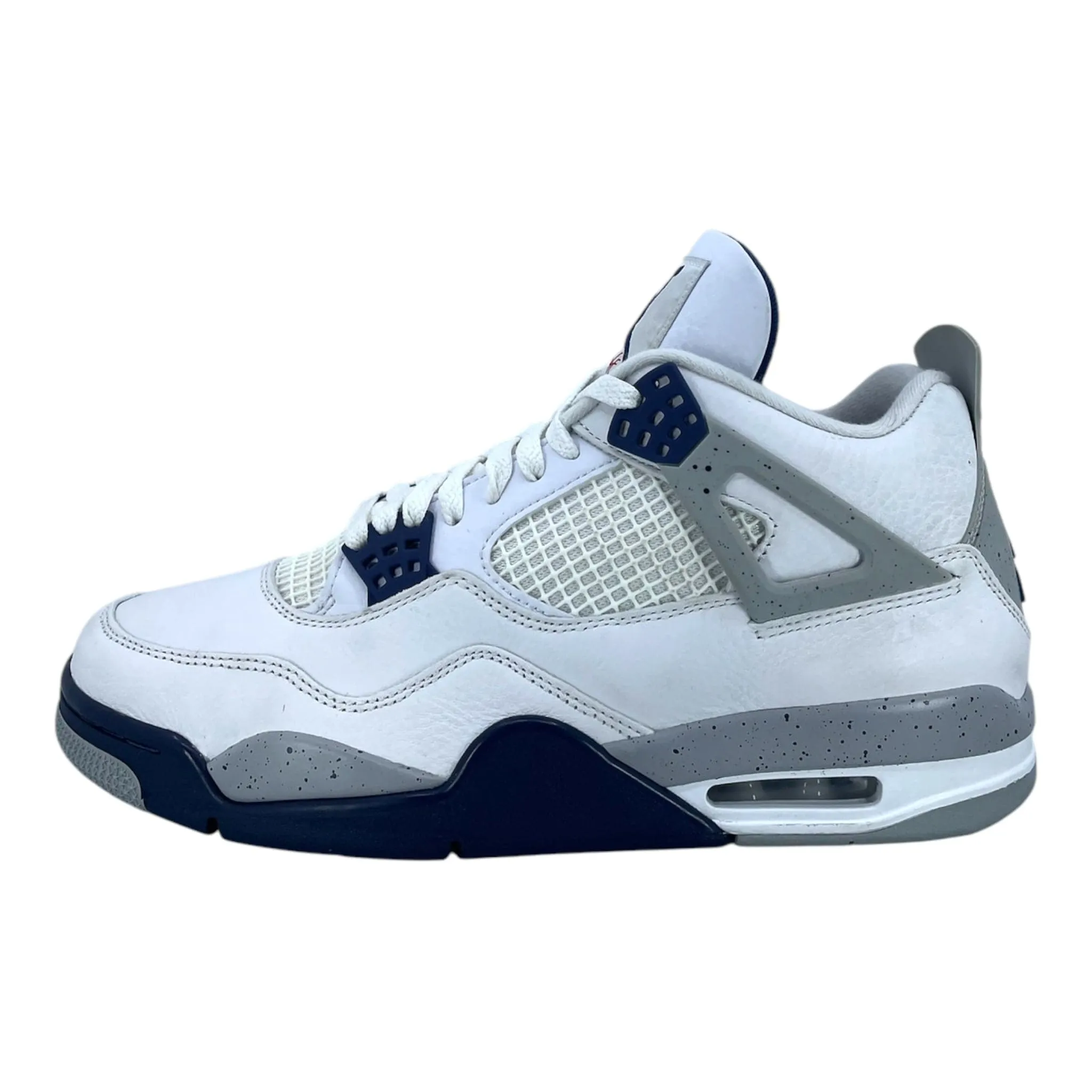 Air Jordan 4 Retro White Midnight Navy Pre-Owned