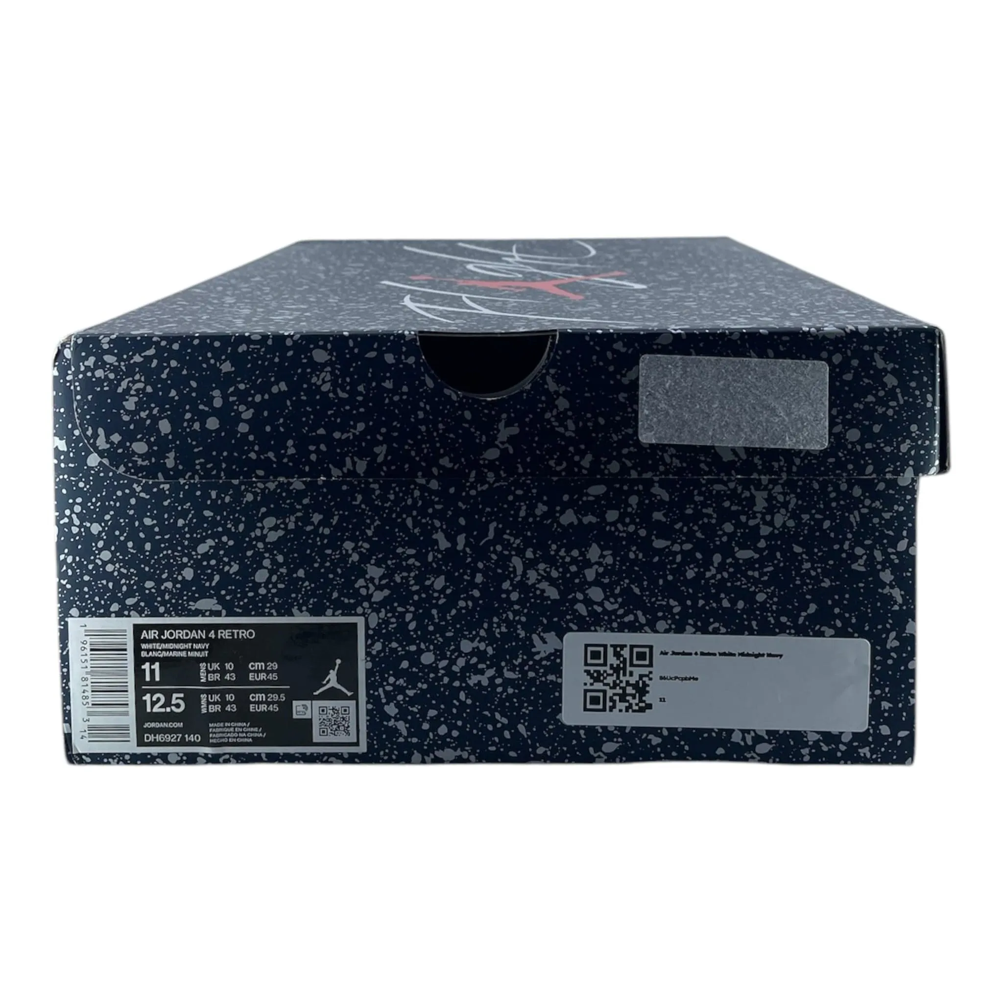 Air Jordan 4 Retro White Midnight Navy Pre-Owned