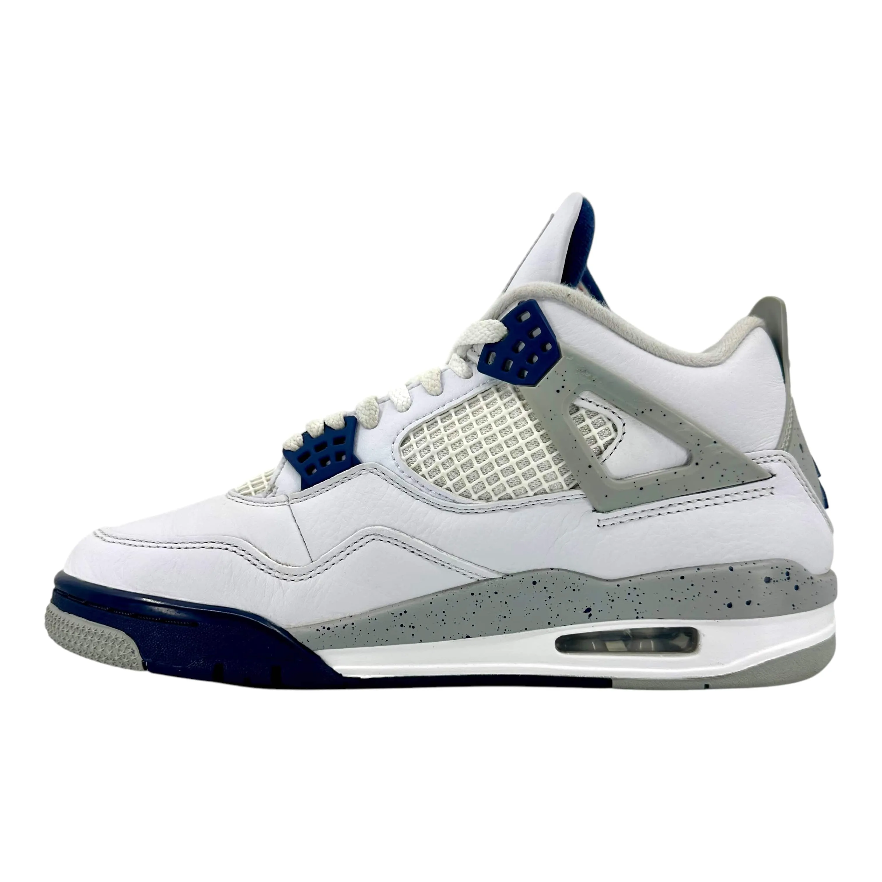 Air Jordan 4 Retro White Midnight Navy Pre-Owned