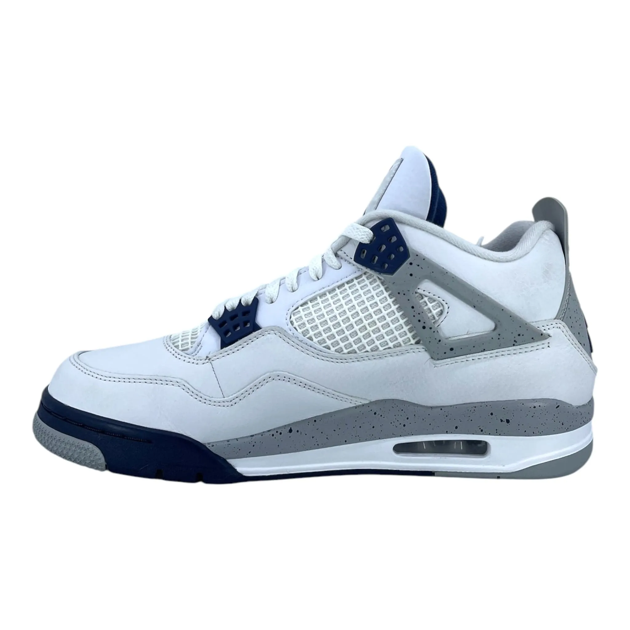 Air Jordan 4 Retro White Midnight Navy Pre-Owned