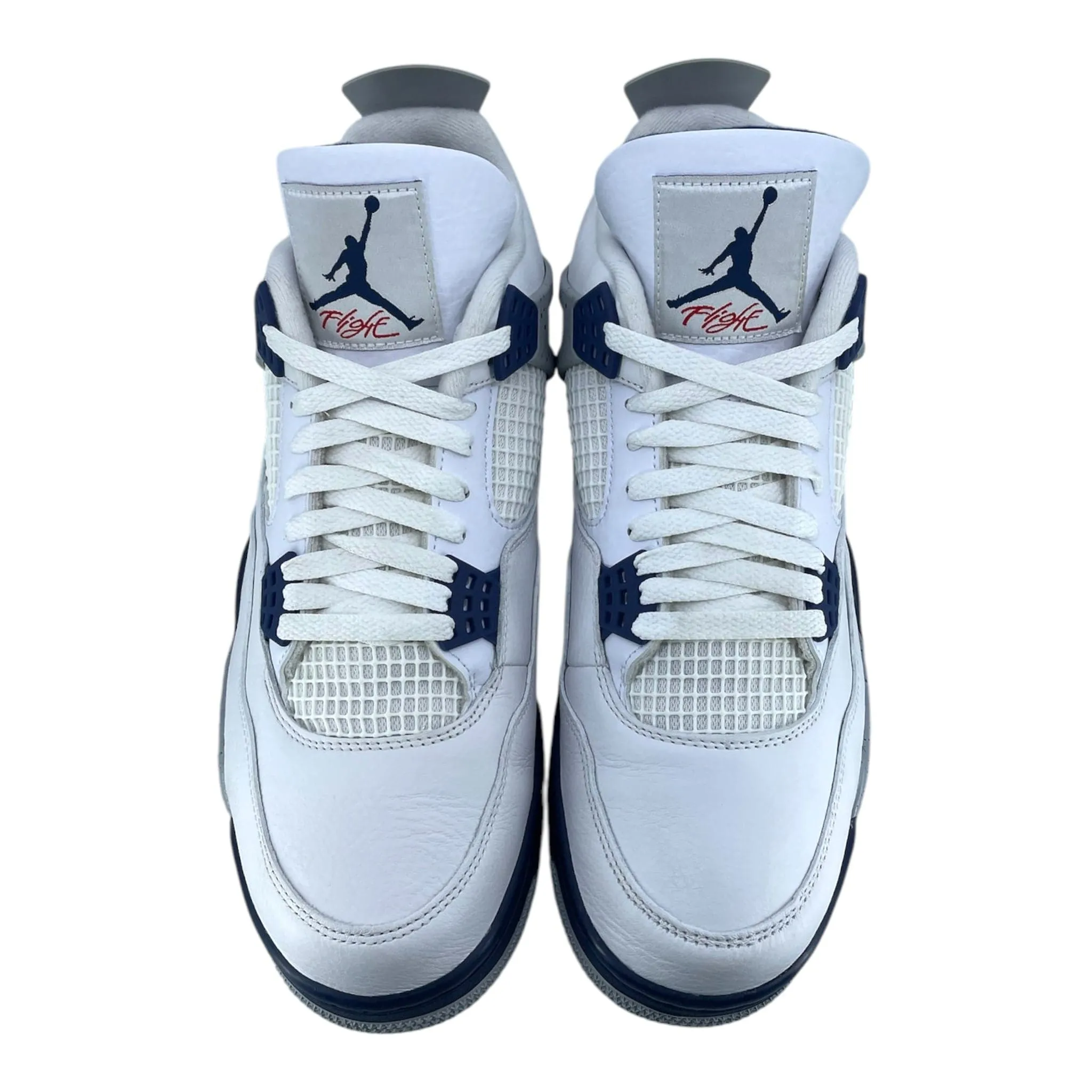 Air Jordan 4 Retro White Midnight Navy Pre-Owned
