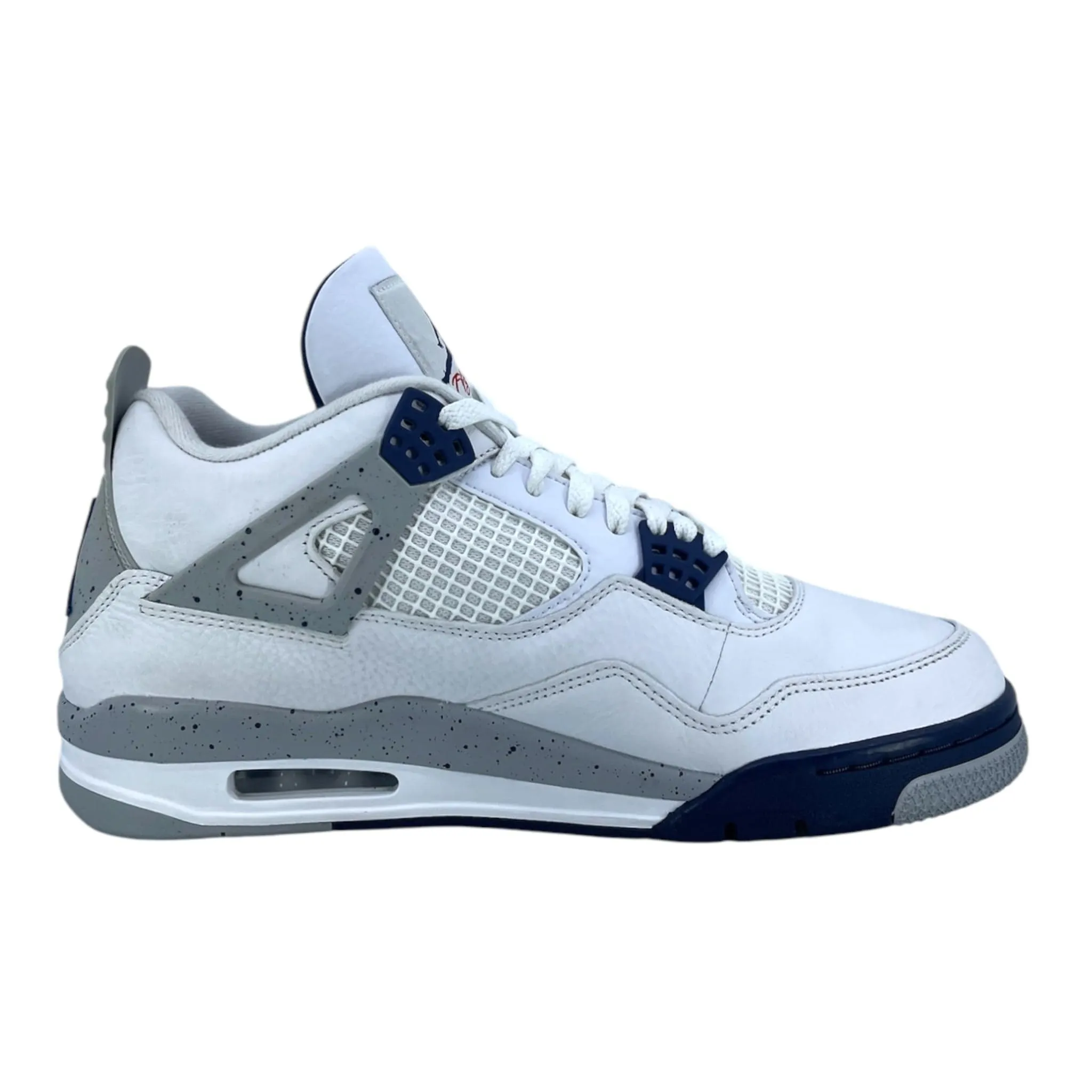 Air Jordan 4 Retro White Midnight Navy Pre-Owned