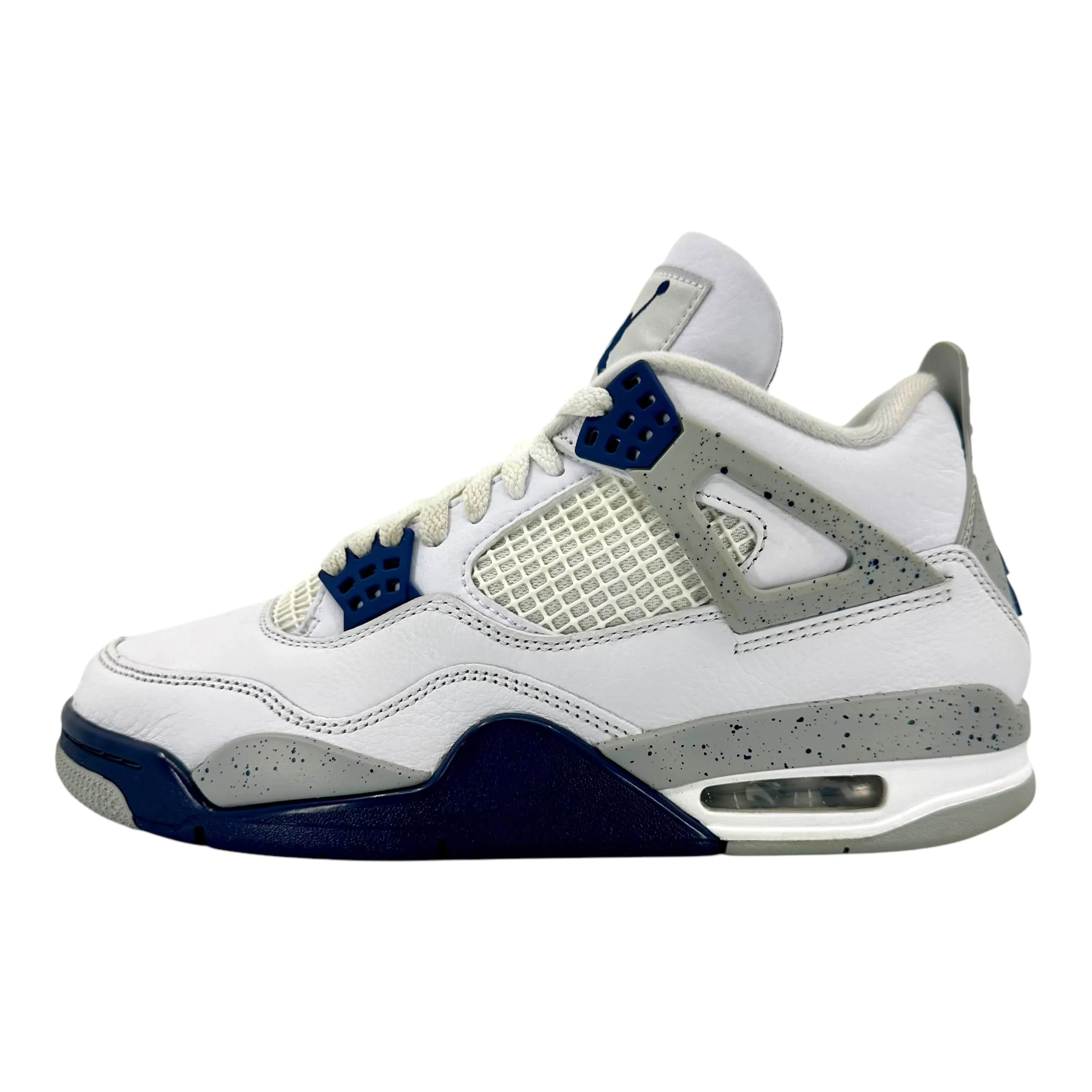 Air Jordan 4 Retro White Midnight Navy Pre-Owned