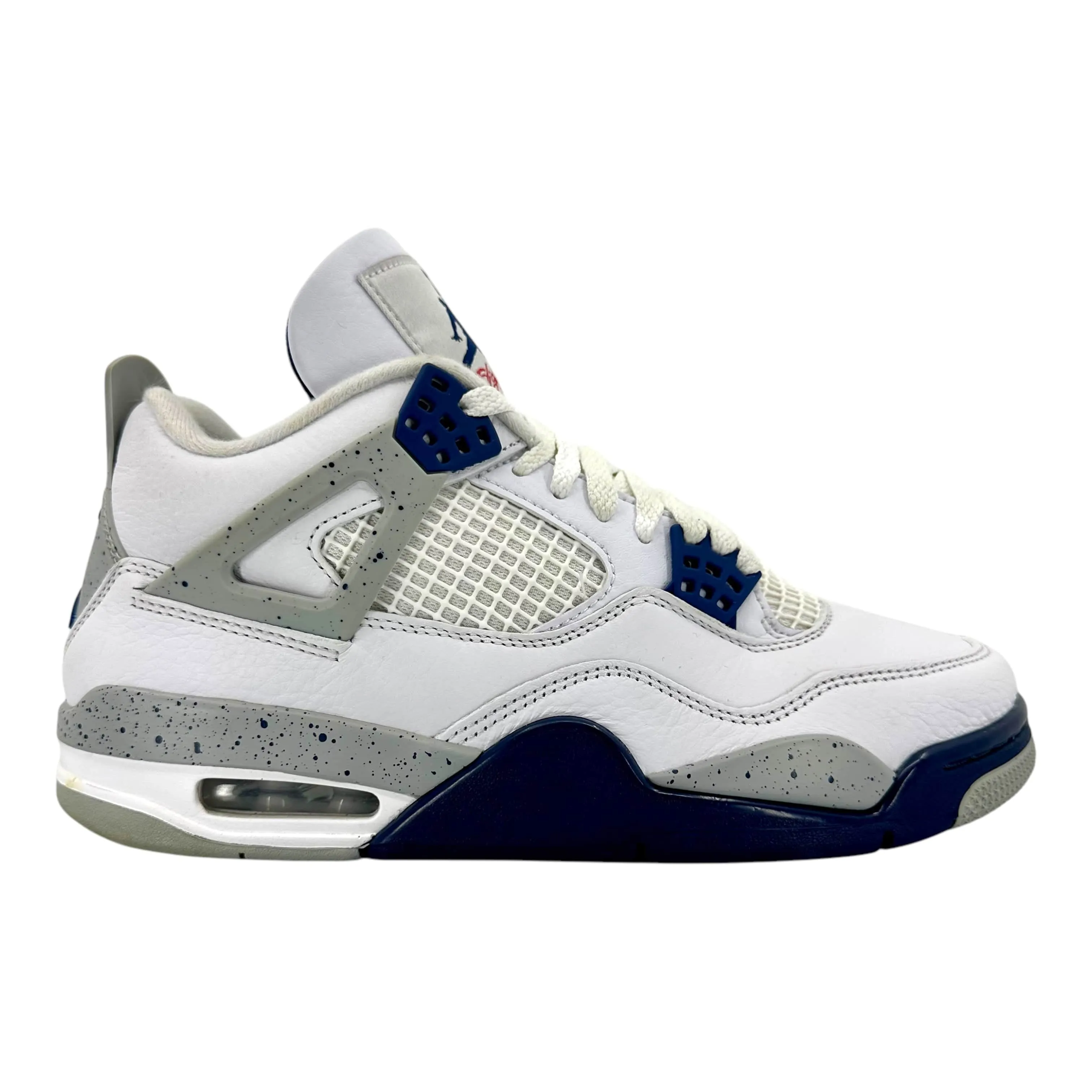 Air Jordan 4 Retro White Midnight Navy Pre-Owned