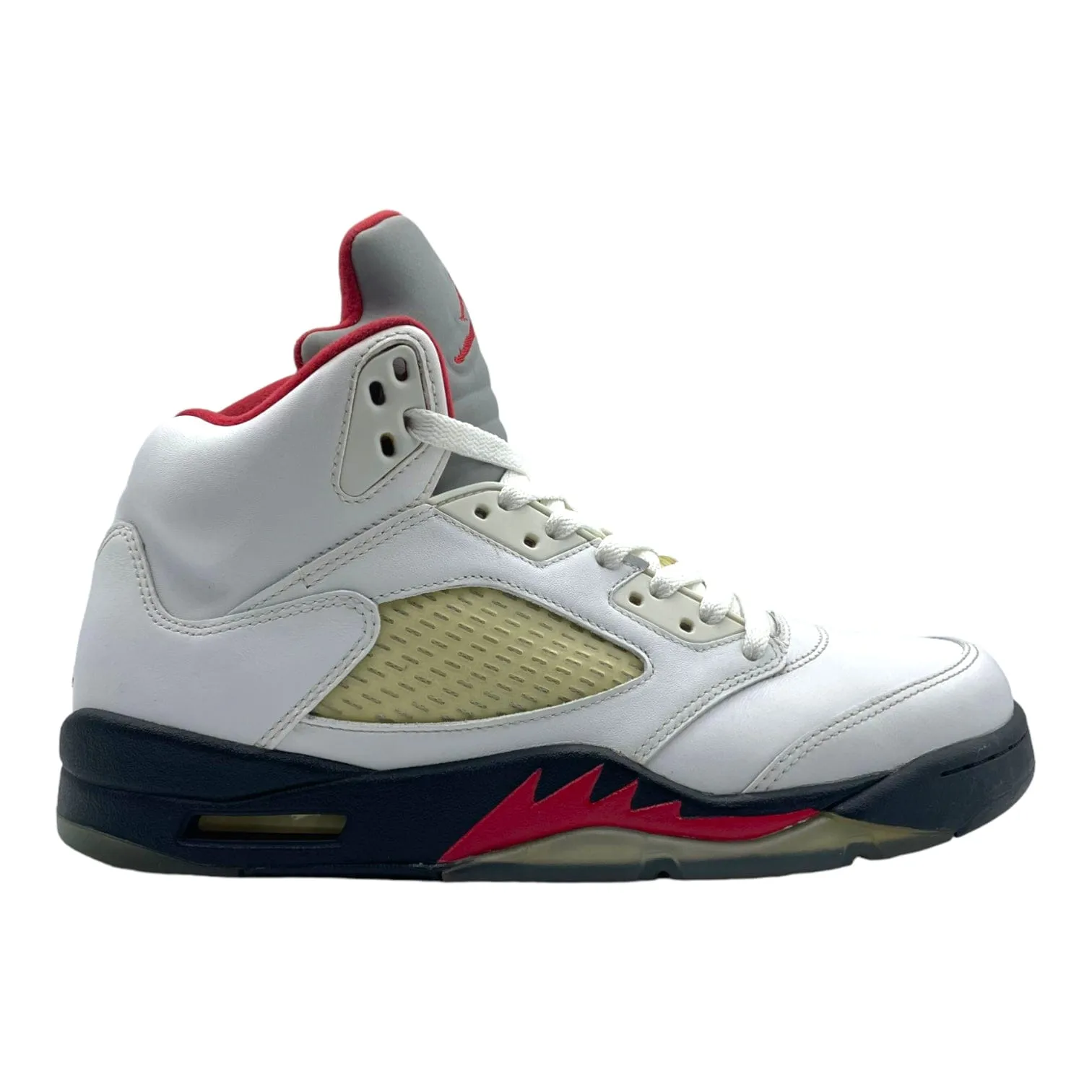 Air Jordan 5 Retro Silver Fire Red (2013) Pre-Owned