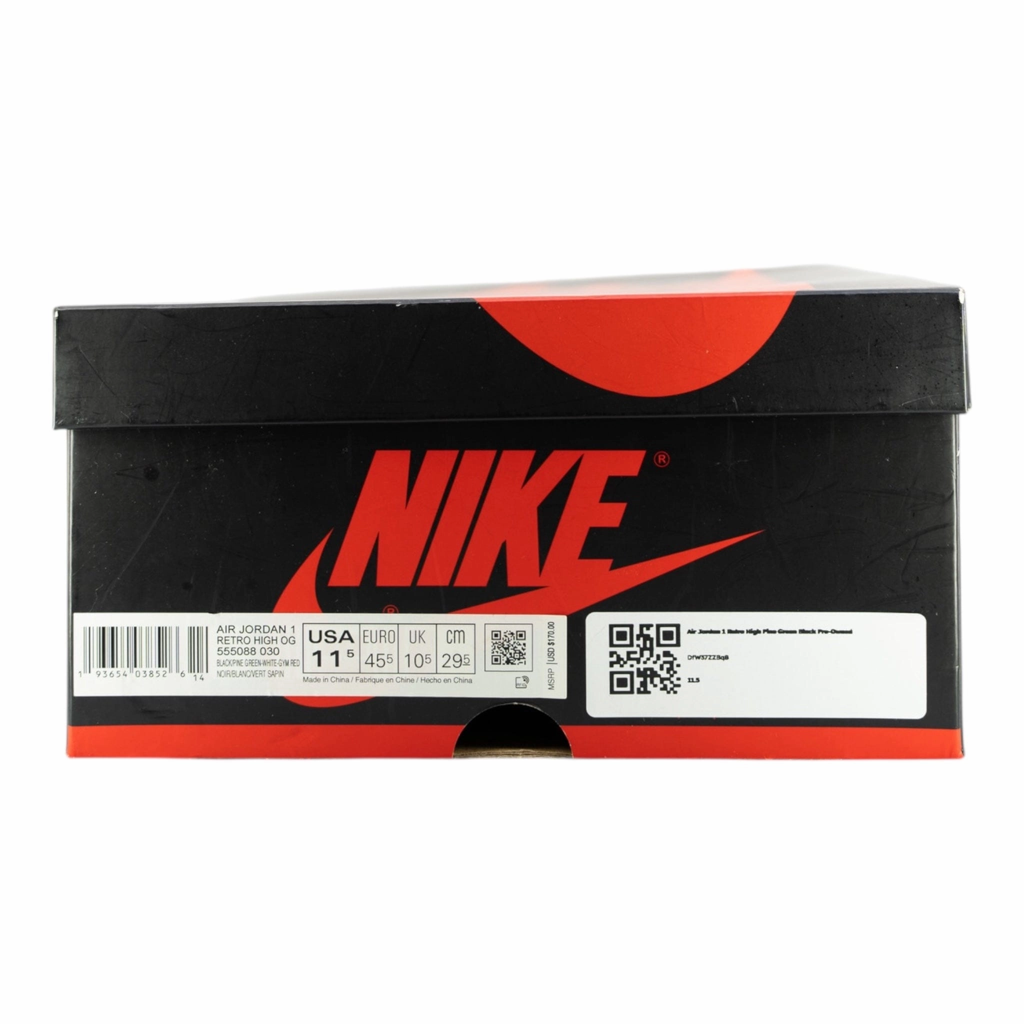 Air Jordan 1 Retro High Pine Green Black Pre-Owned