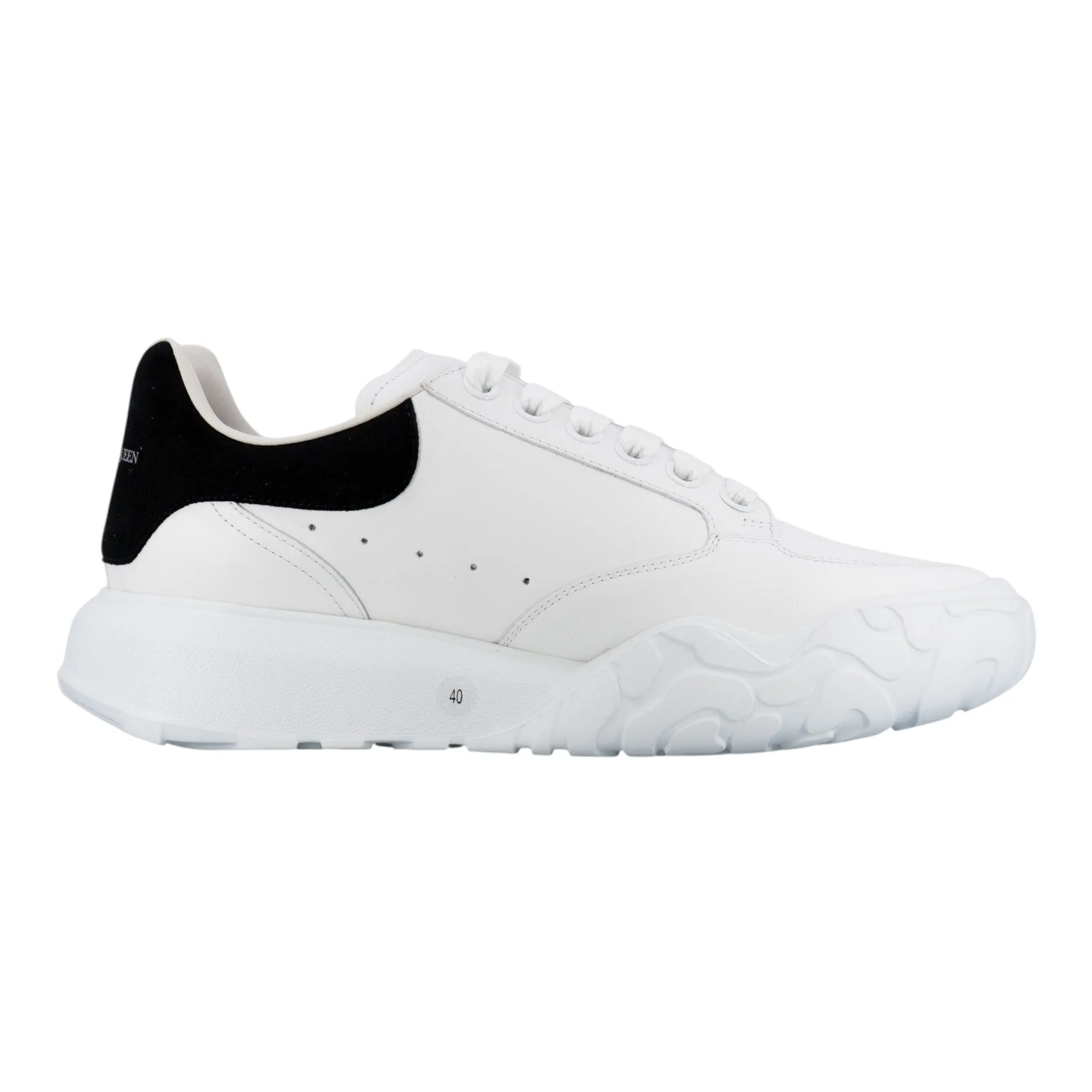 Alexander McQueen Court Trainer Black White