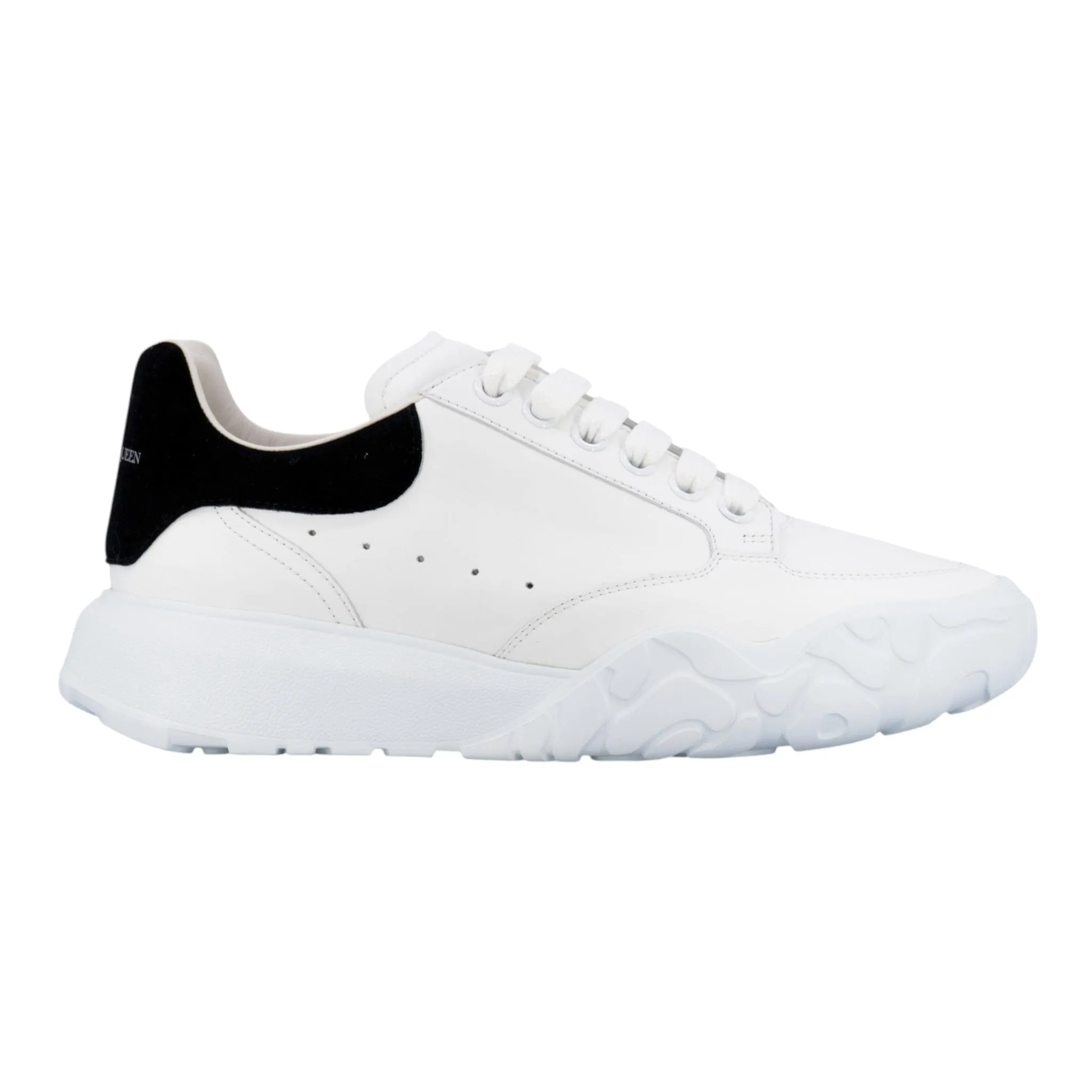 Alexander McQueen Court Trainer Black White