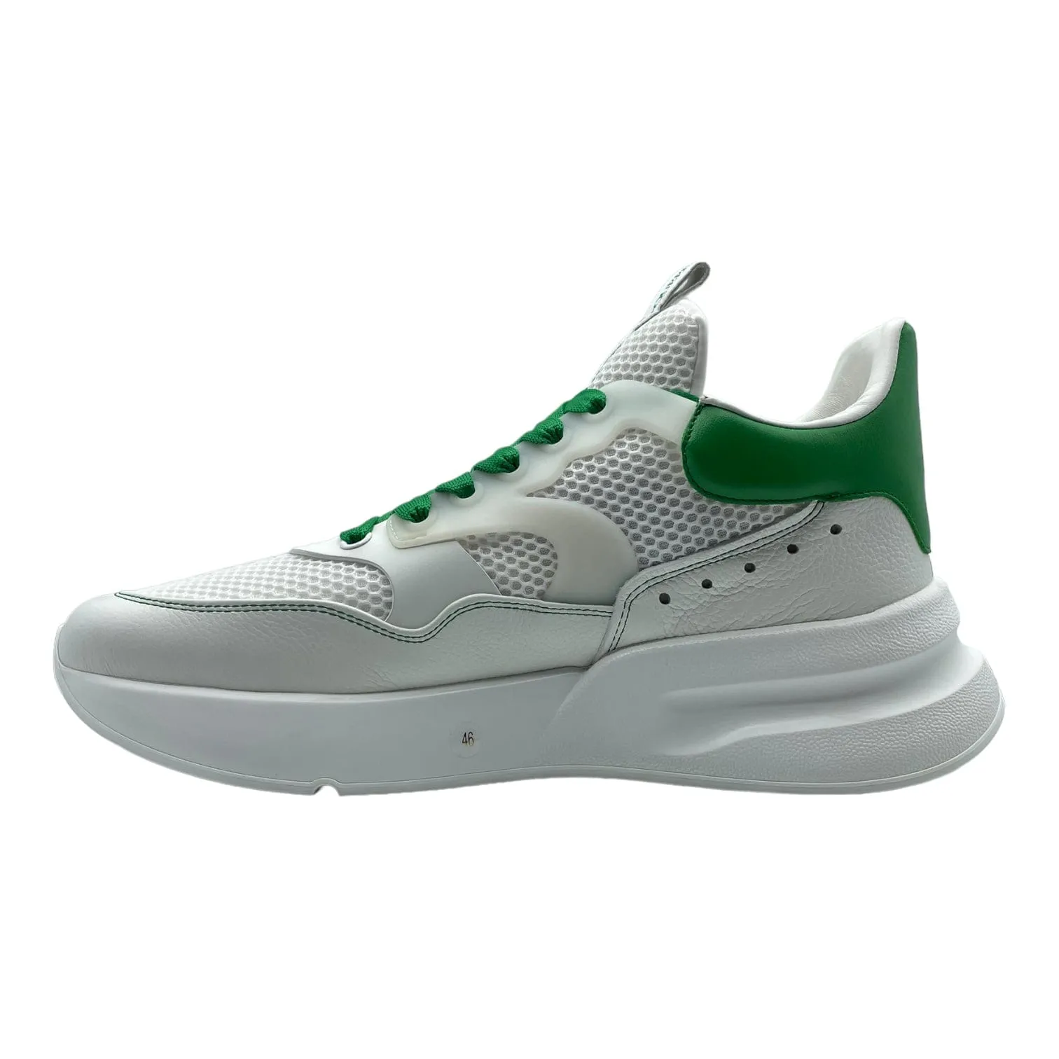 Alexander McQueen Oversized Runner White Green