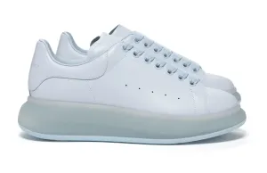 Alexander McQueen Patent Larry Sneaker Spring Blue
