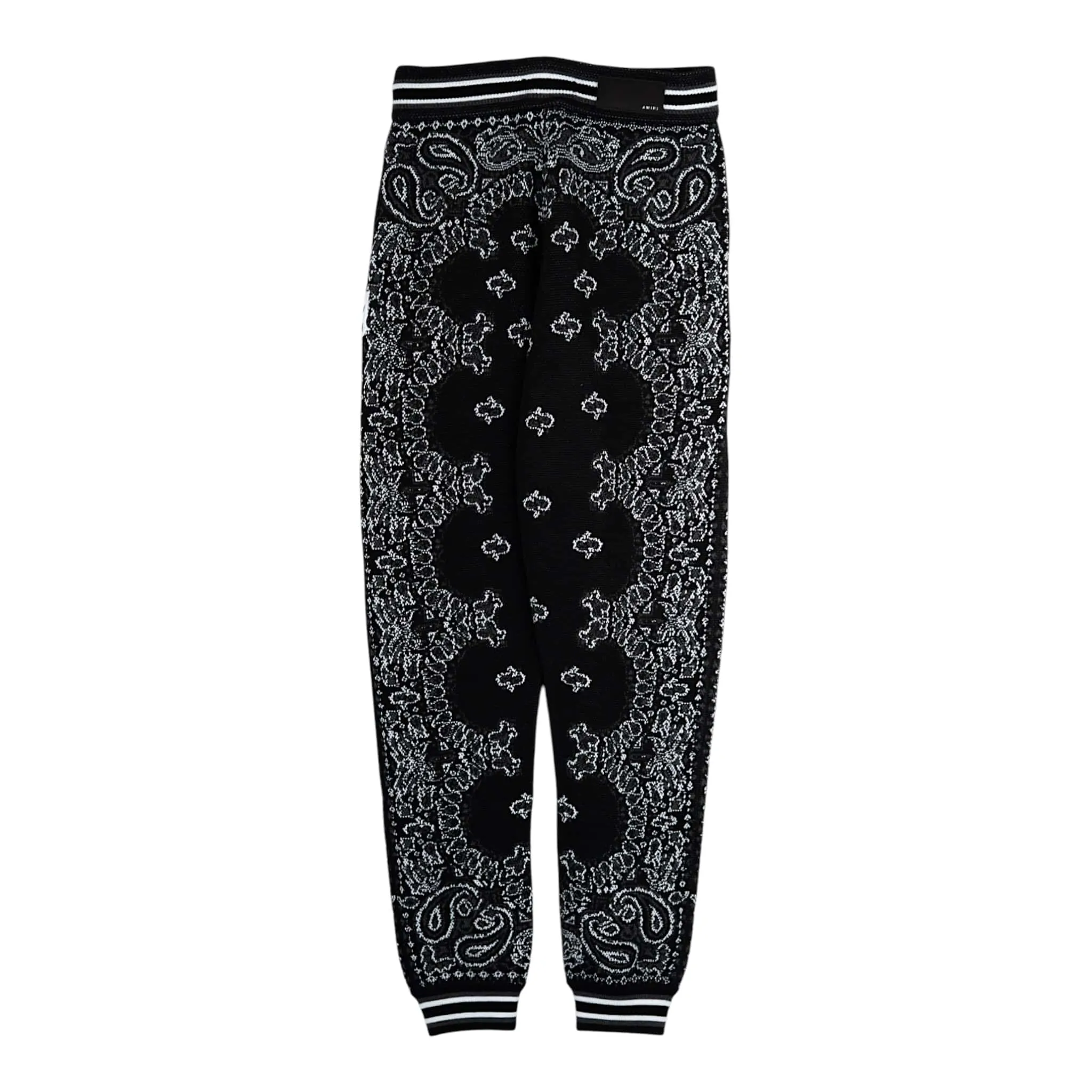 Amiri Bandana B-Ball Sweatpants Black White