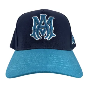 Amiri M.A Full Canvas Trucker Black Teal