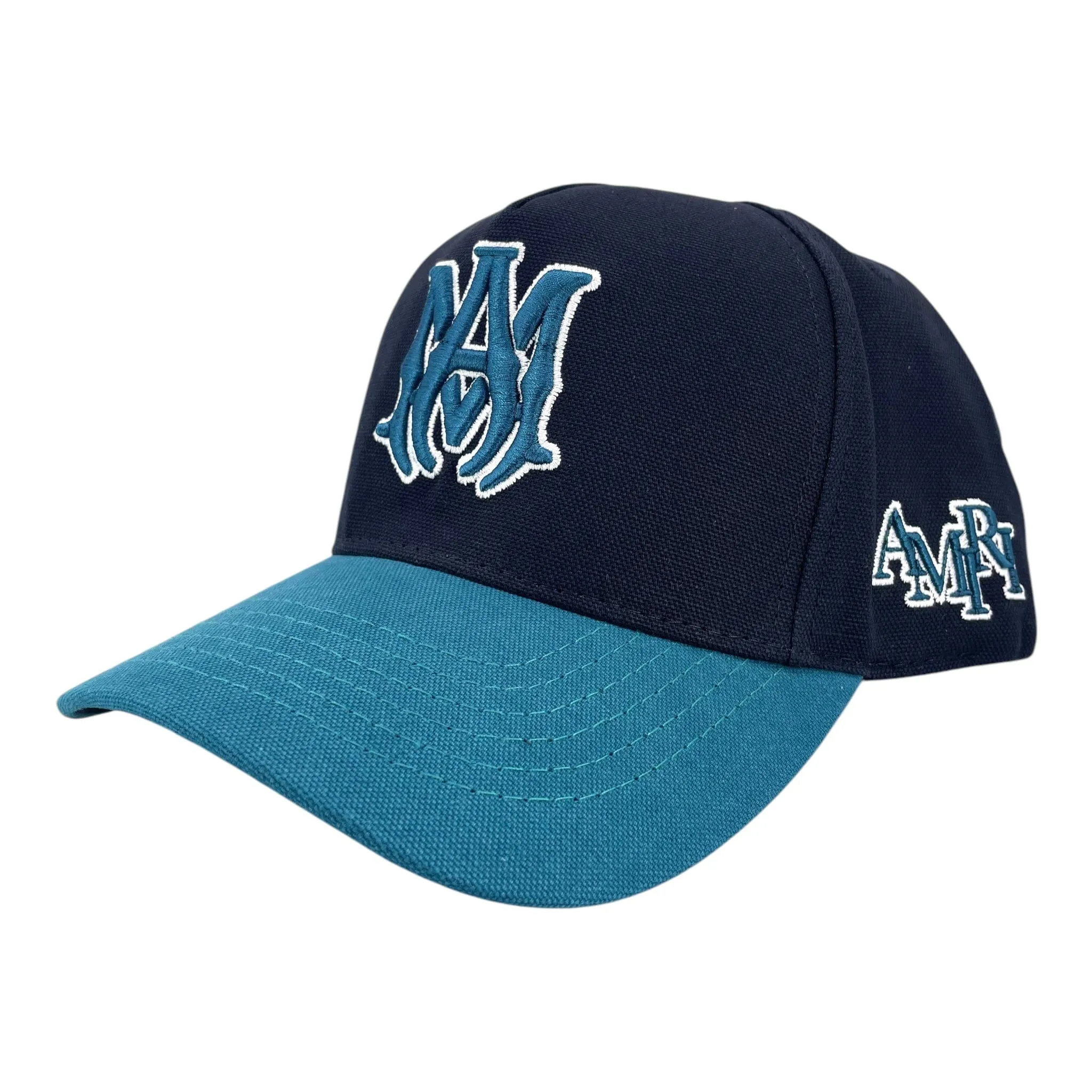 Amiri M.A Full Canvas Trucker Black Teal